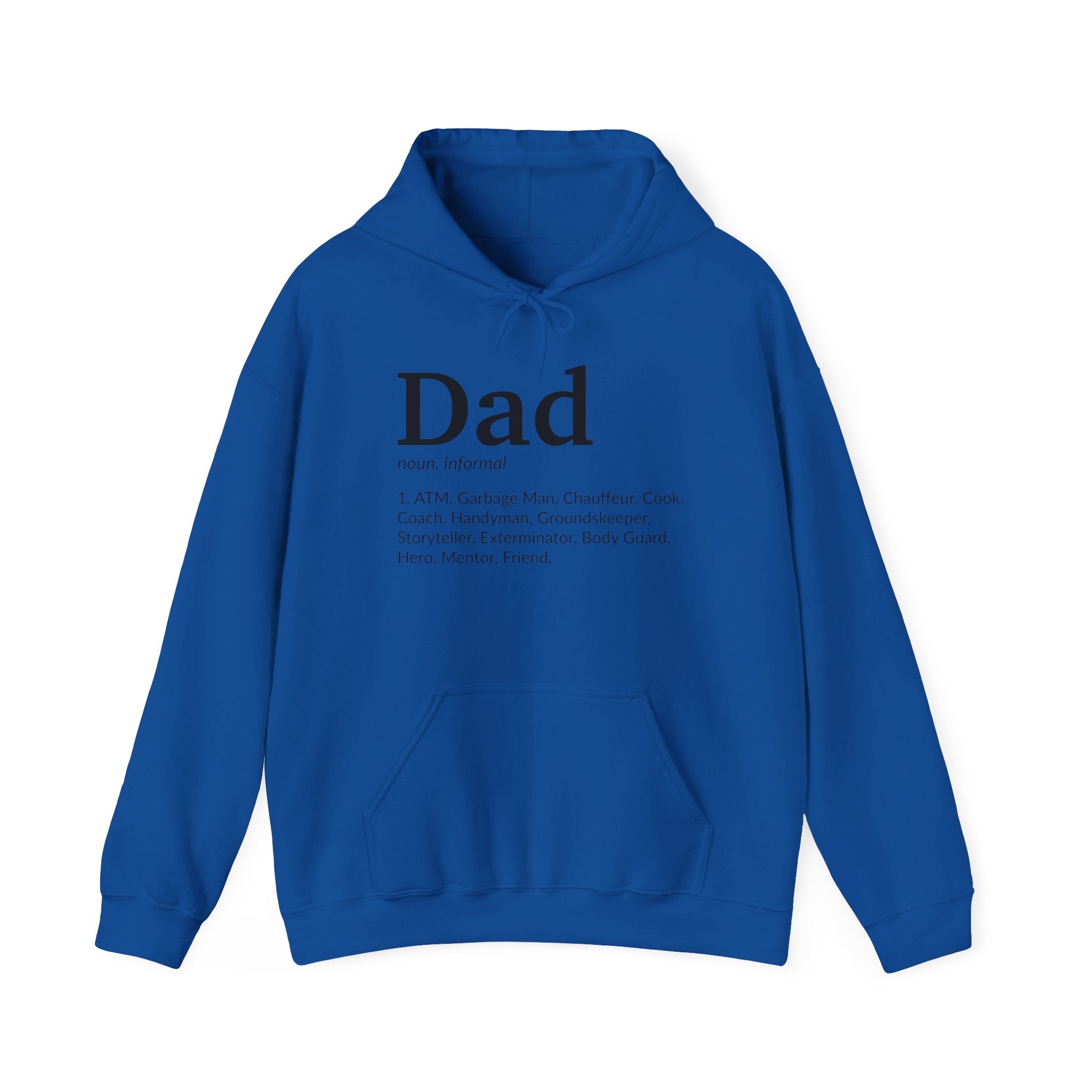 Dad Definition, light colored shirt, Unisex Heavy Blend™ Hooded Sweatshirt