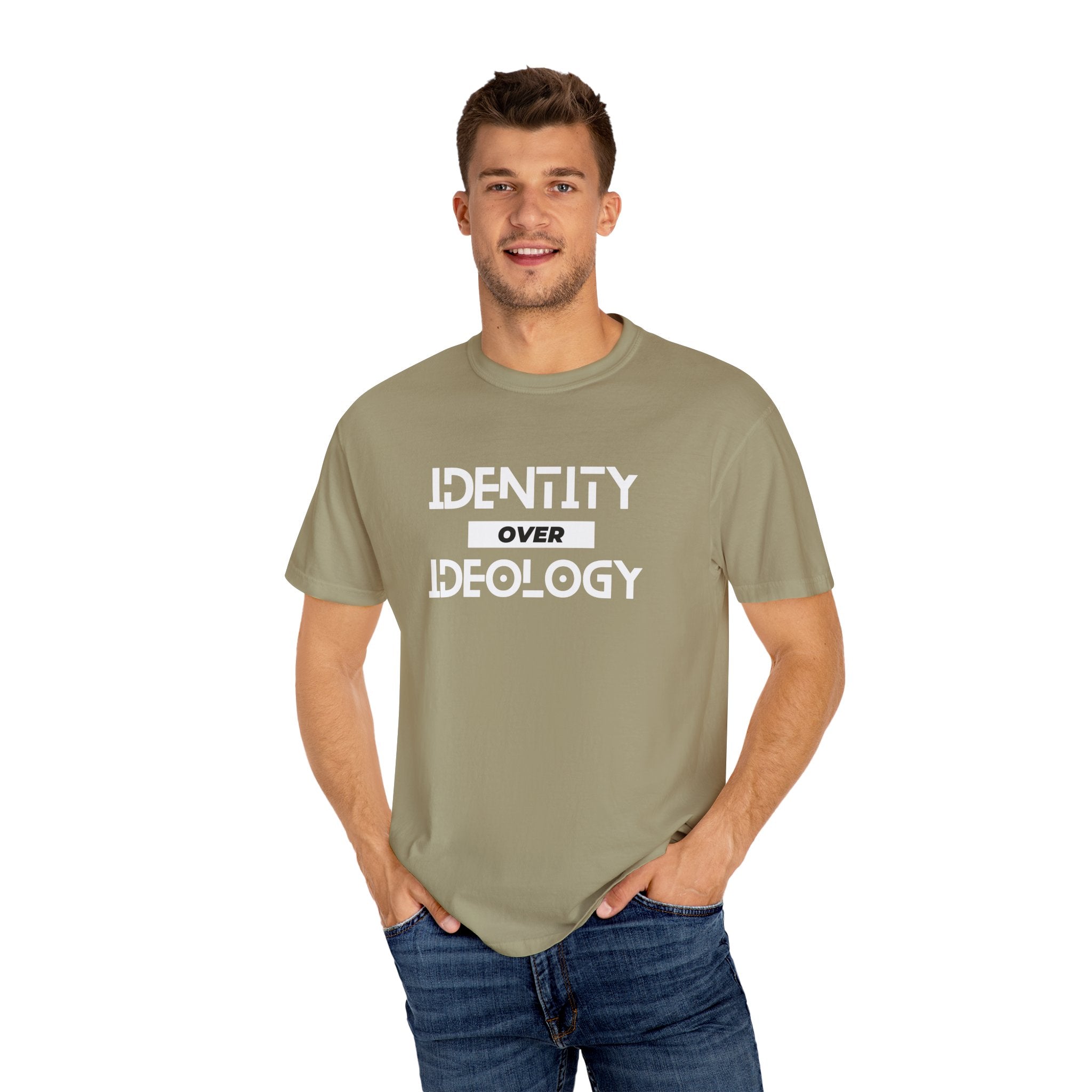 Identity Over Ideology, Unisex Garment-Dyed T-shirt