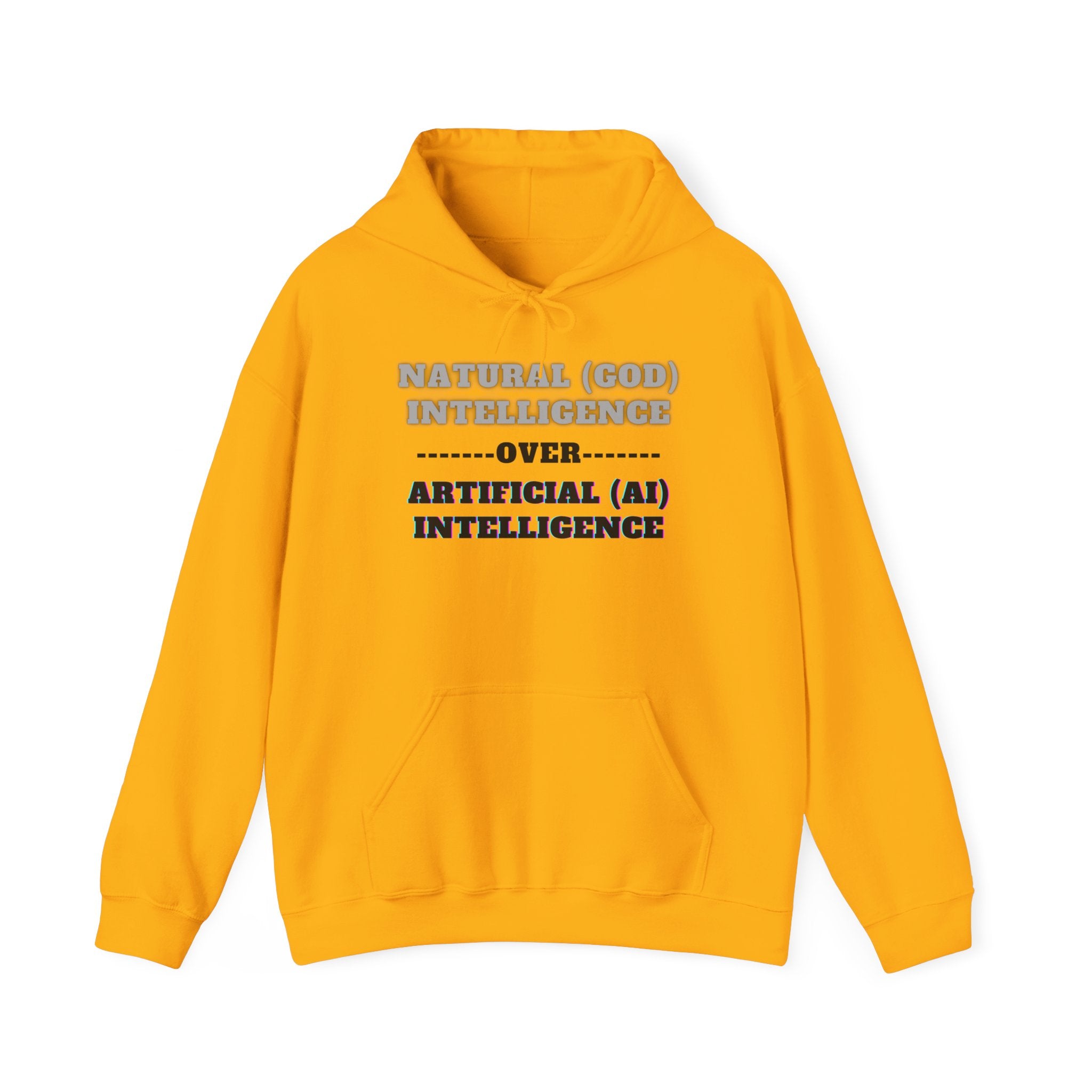 God Over Ai, Unisex Heavy Blend™ Hooded Sweatshirt