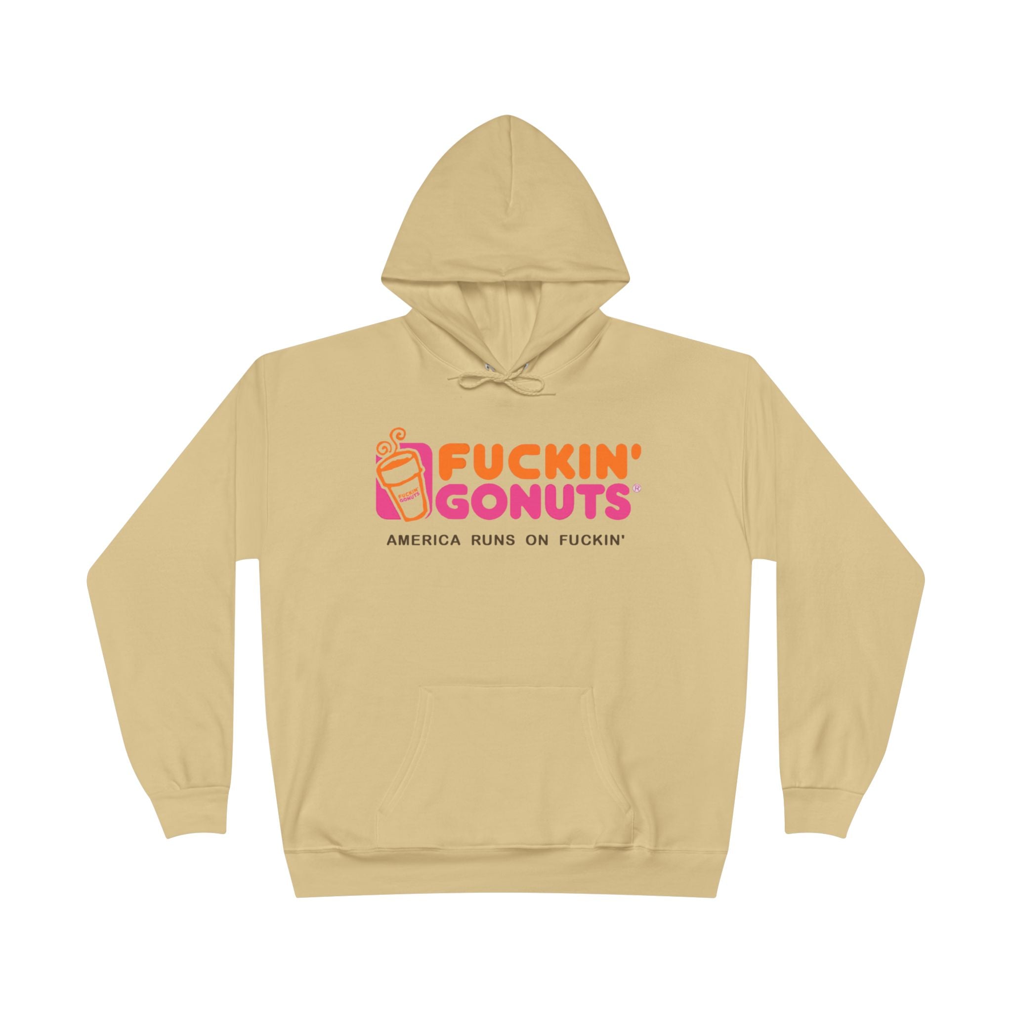 Fuckin’ Gonuts, Unisex EcoSmart® Pullover Hoodie Sweatshirt
