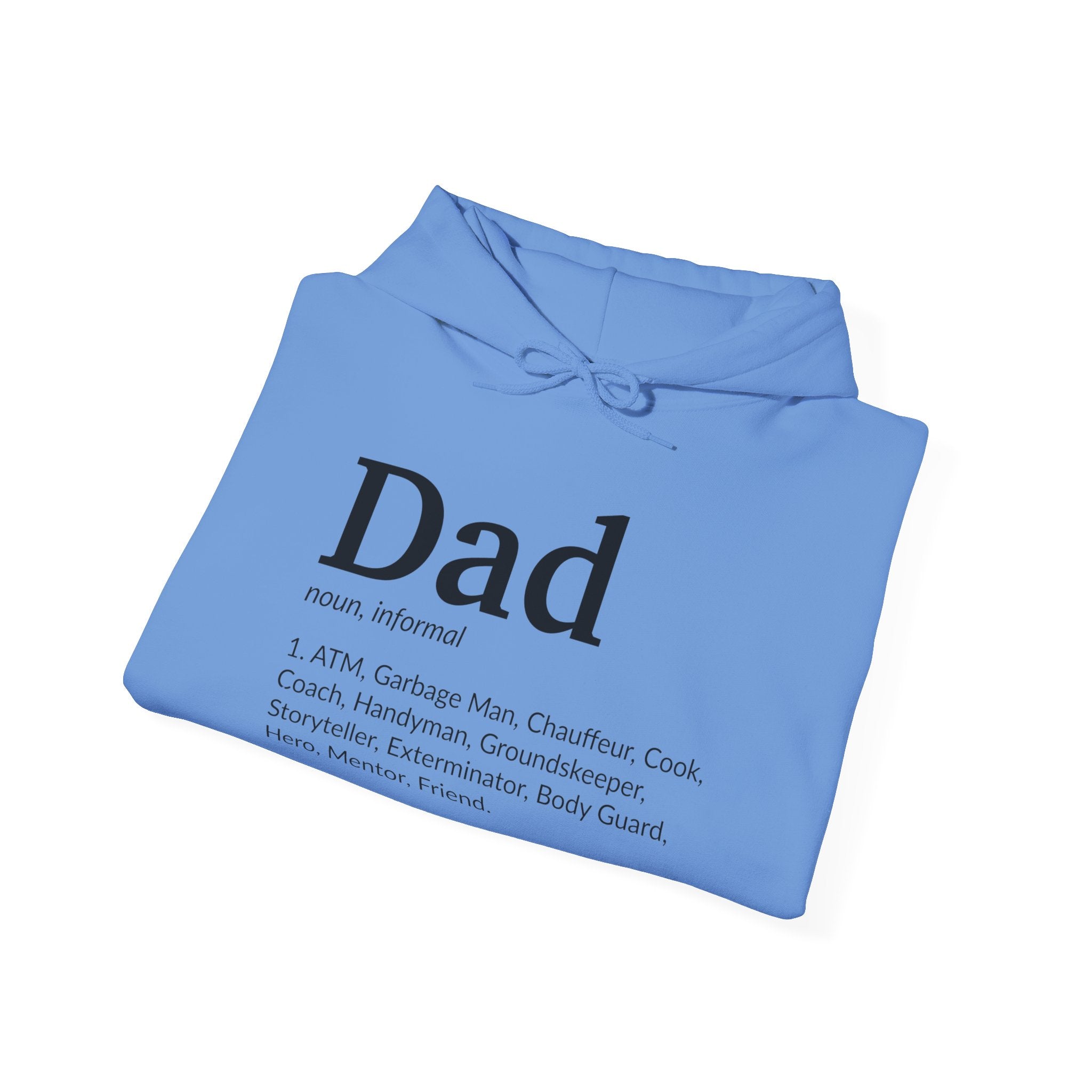 Dad Definition, light colored shirt, Unisex Heavy Blend™ Hooded Sweatshirt