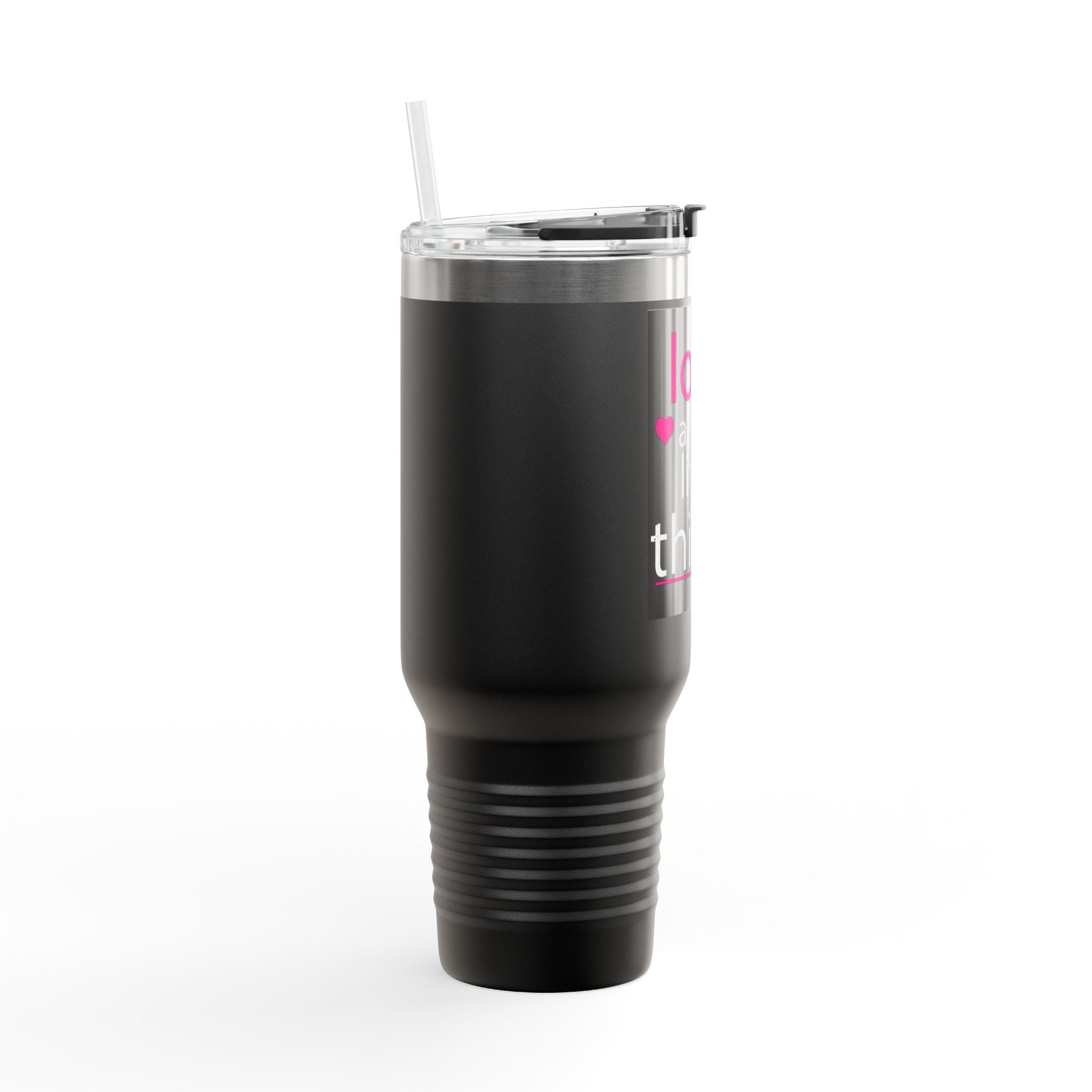 Love All The Little Things, Insulated Travel Mug, 40oz
