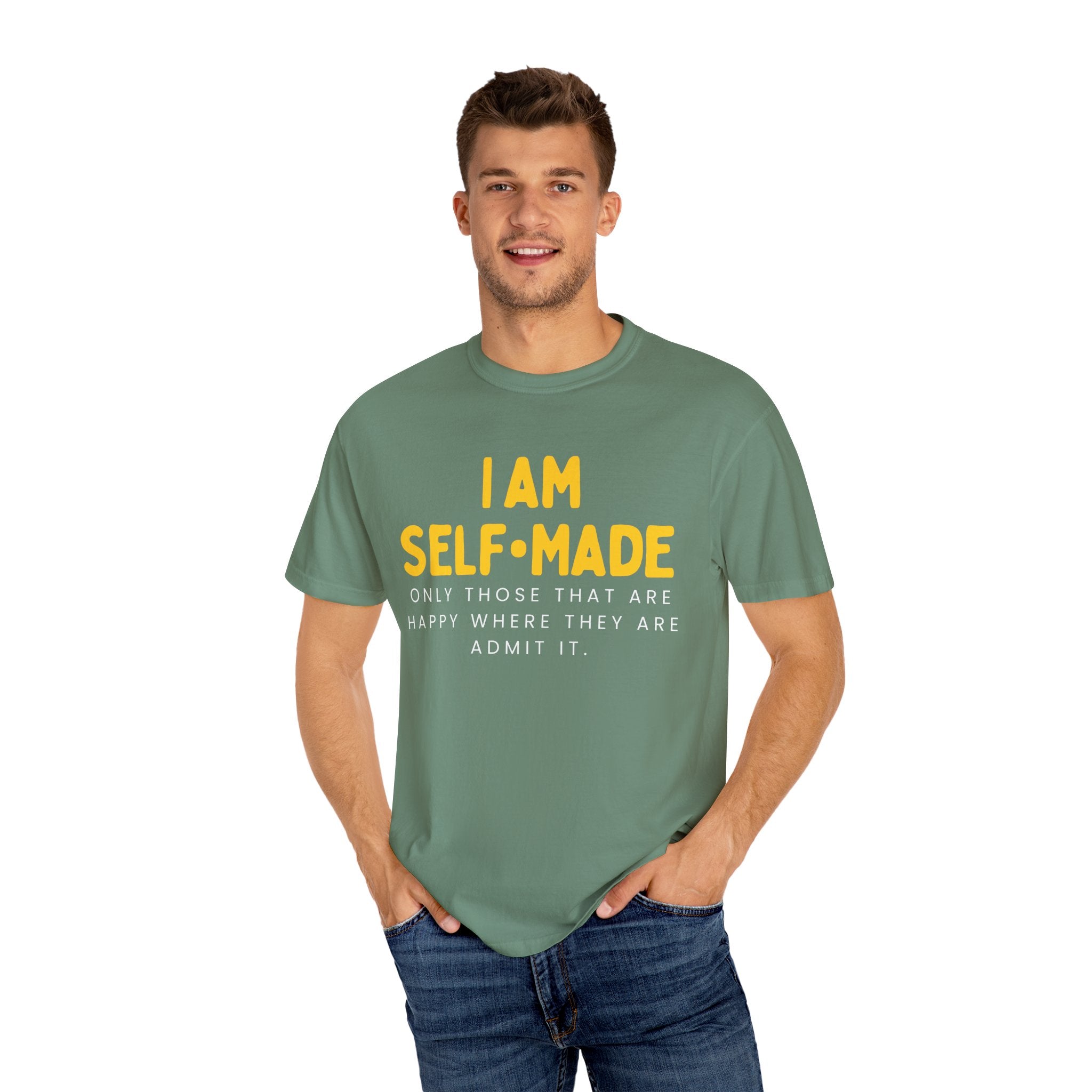 I am Self-Made, Unisex Garment-Dyed T-shirt
