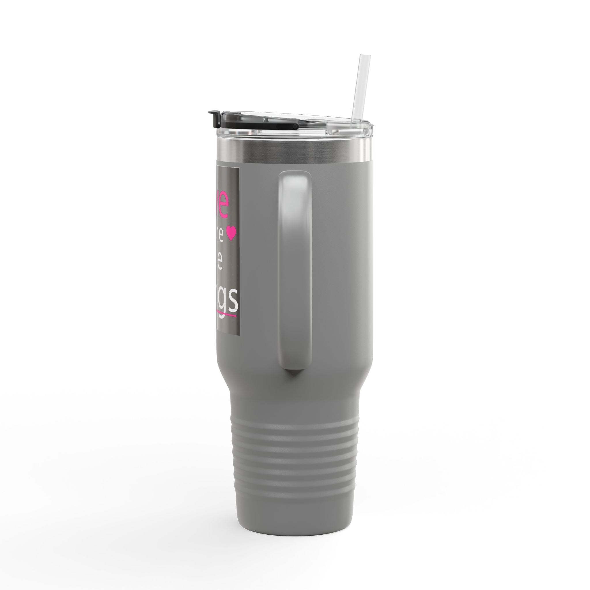 Love All The Little Things, Insulated Travel Mug, 40oz