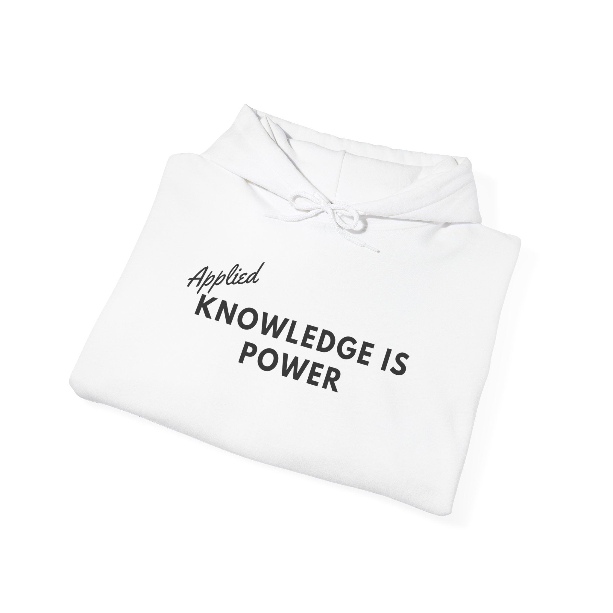 Applied Knowledge Is Power, Unisex Heavy Blend™ Hooded Sweatshirt