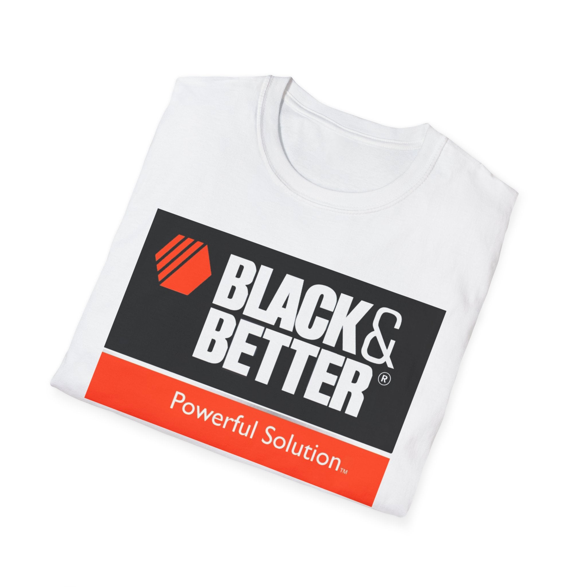 Black & Better, Unisex Softstyle T-Shirt