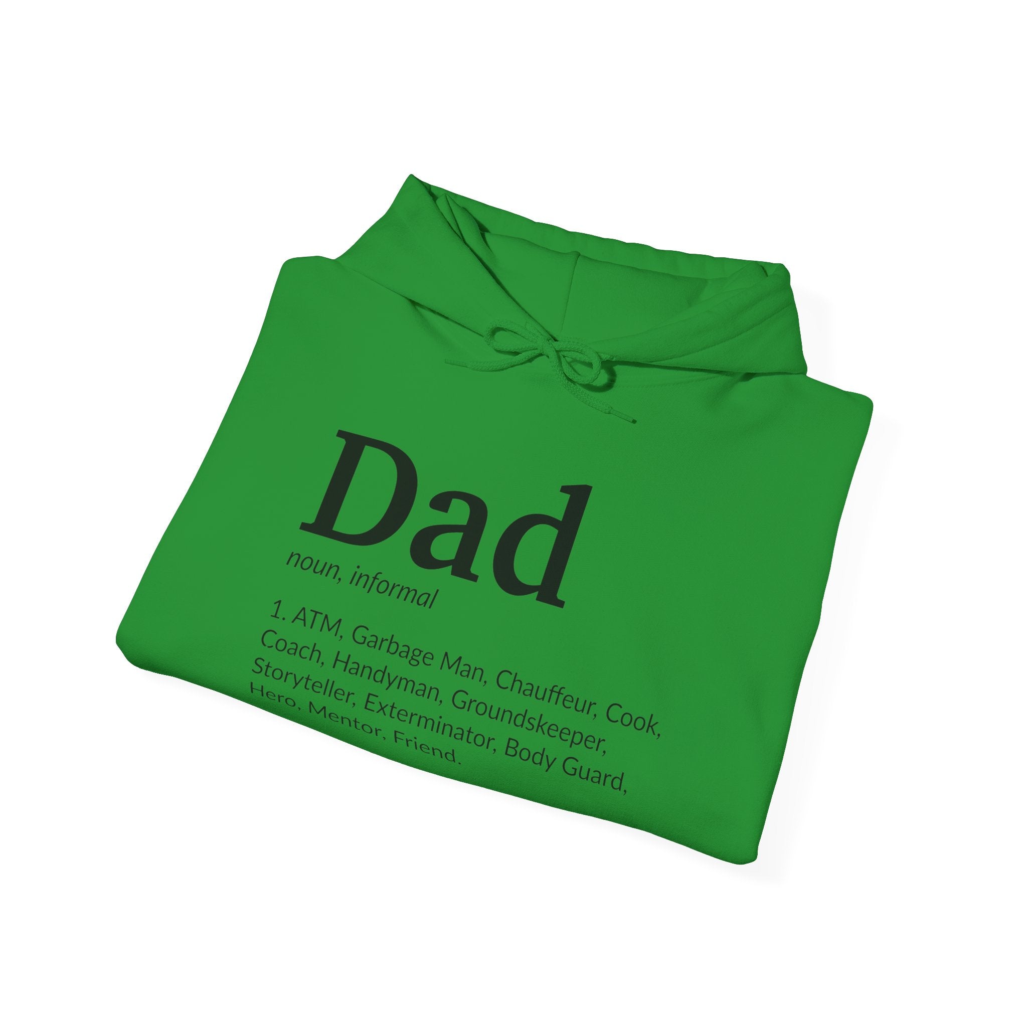 Dad Definition, light colored shirt, Unisex Heavy Blend™ Hooded Sweatshirt