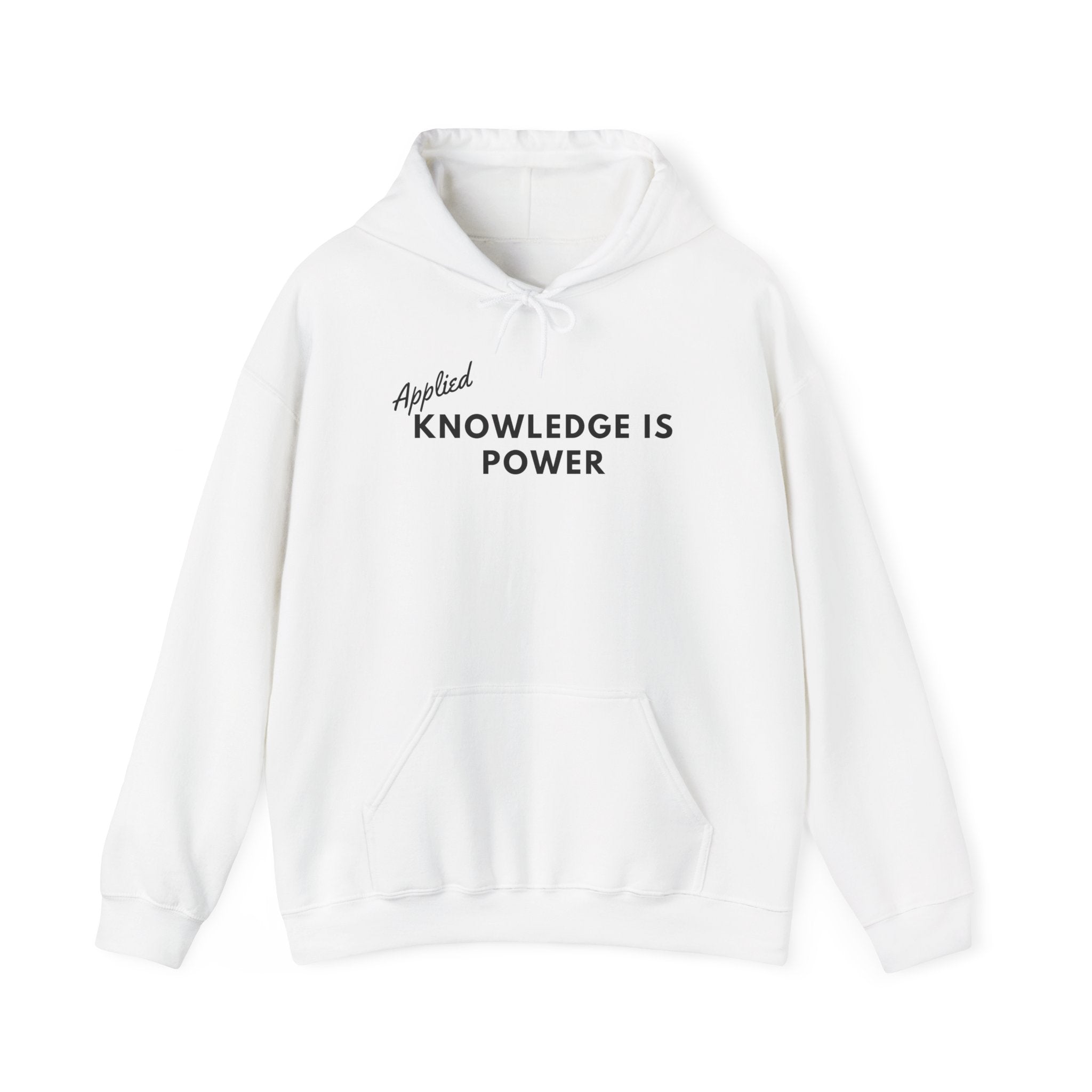 Applied Knowledge Is Power, Unisex Heavy Blend™ Hooded Sweatshirt