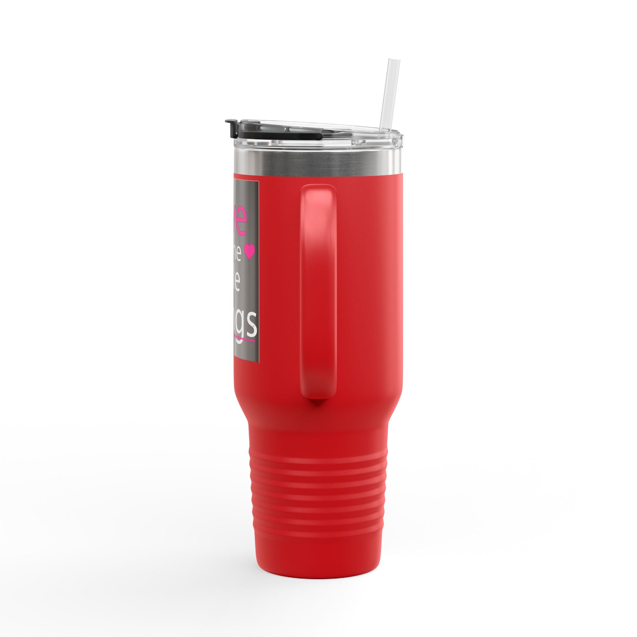 Love All The Little Things, Insulated Travel Mug, 40oz