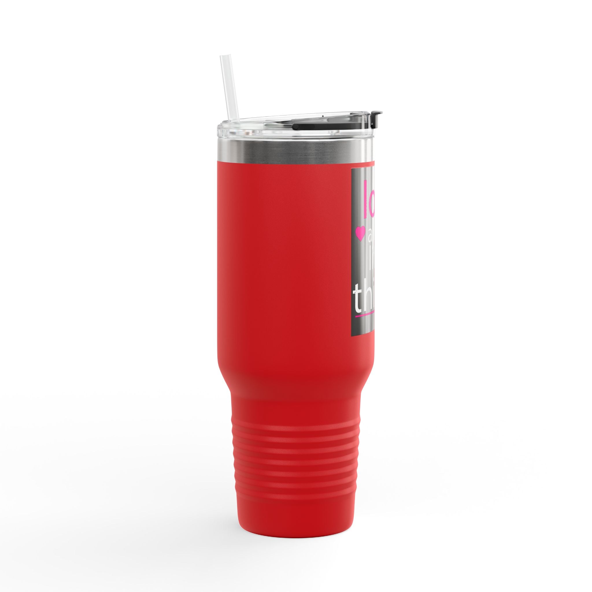 Love All The Little Things, Insulated Travel Mug, 40oz