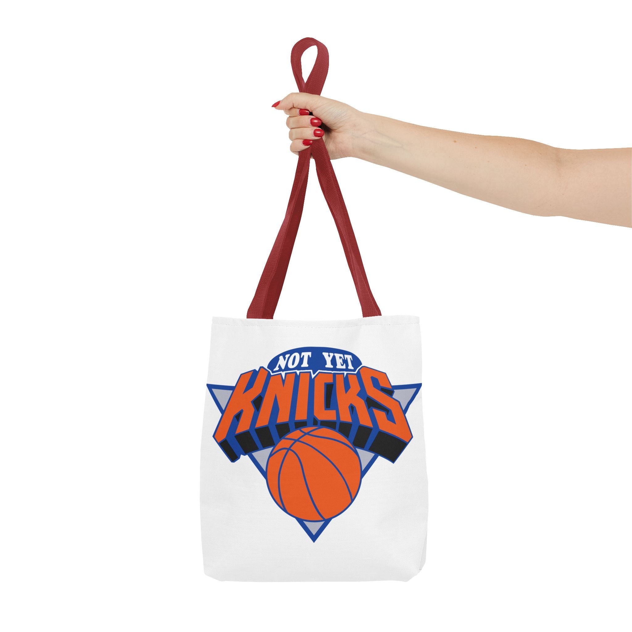 Not Yet Knicks Basketball Tote Bag - Perfect for Game Days, Sports Fans, Are You Ready?, Gifts for Him, Basketball Lovers, Team Spirit