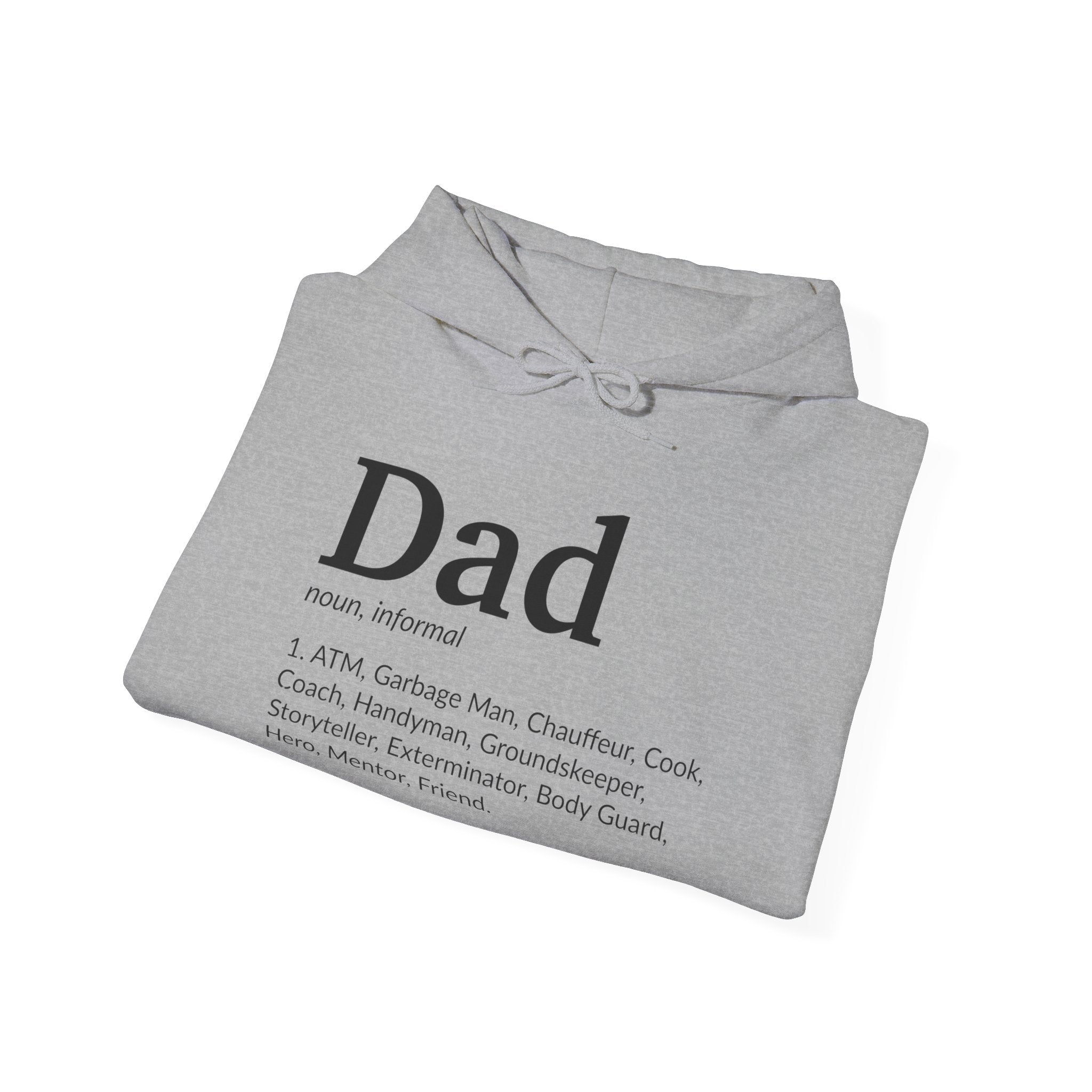 Dad Definition, light colored shirt, Unisex Heavy Blend™ Hooded Sweatshirt