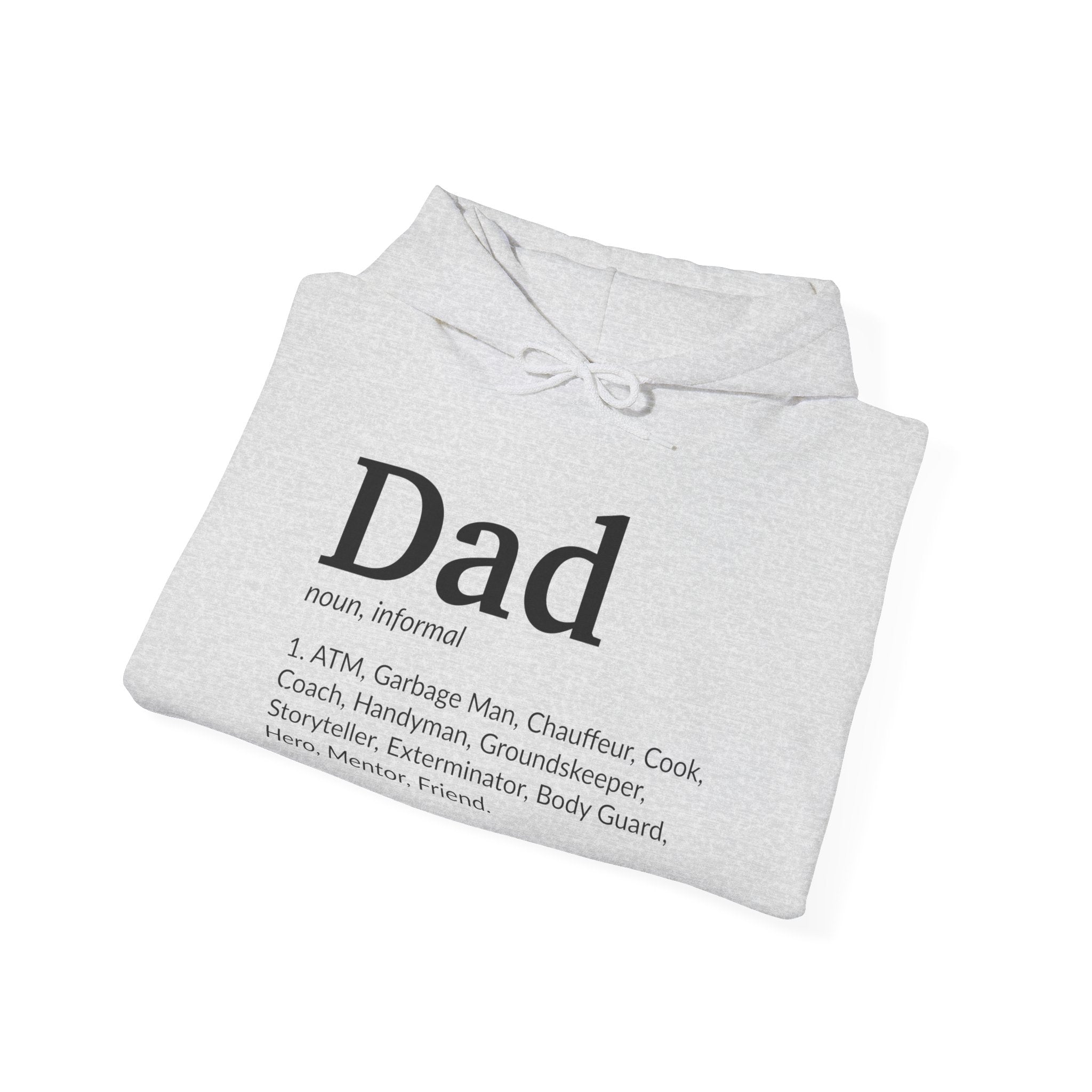 Dad Definition, light colored shirt, Unisex Heavy Blend™ Hooded Sweatshirt