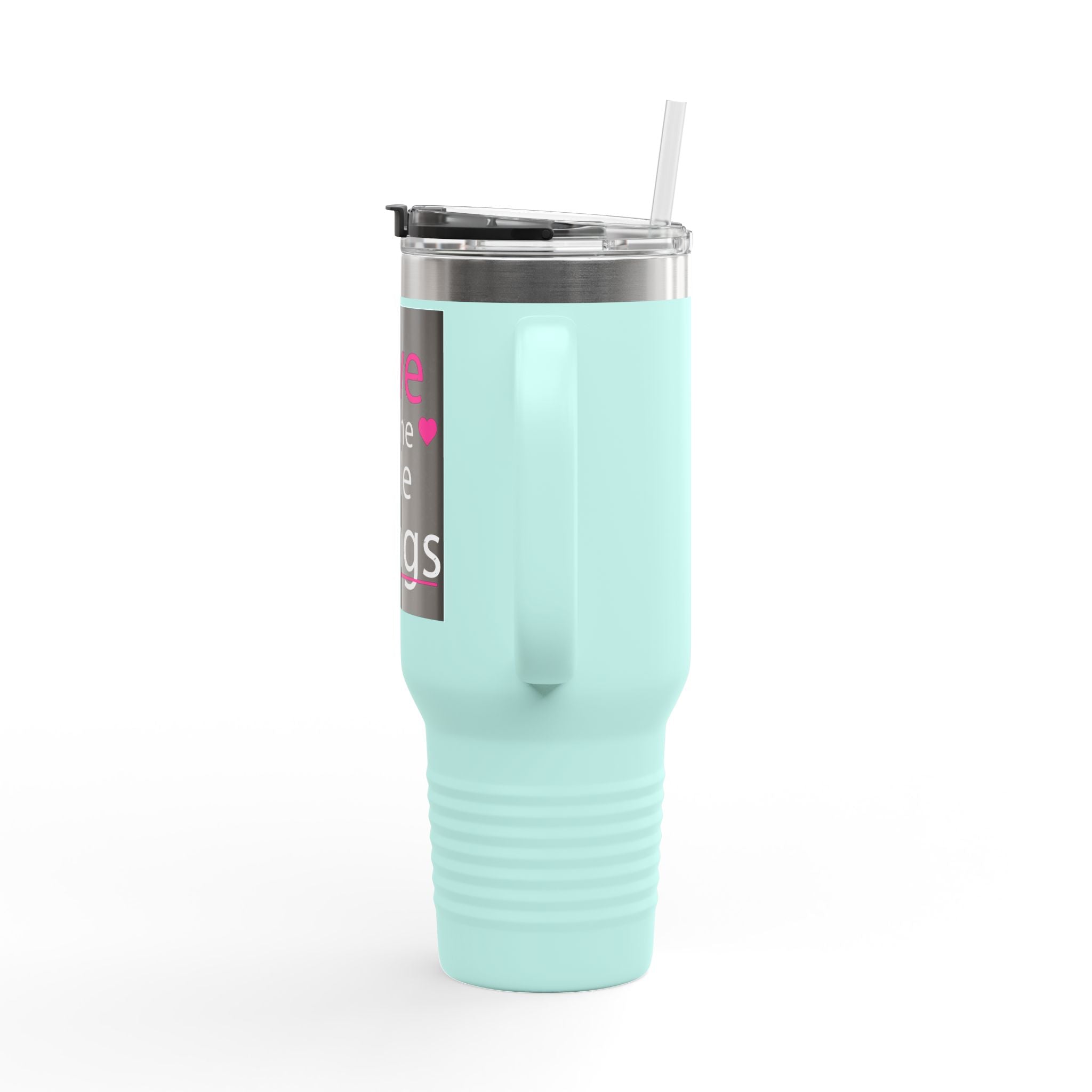 Love All The Little Things, Insulated Travel Mug, 40oz