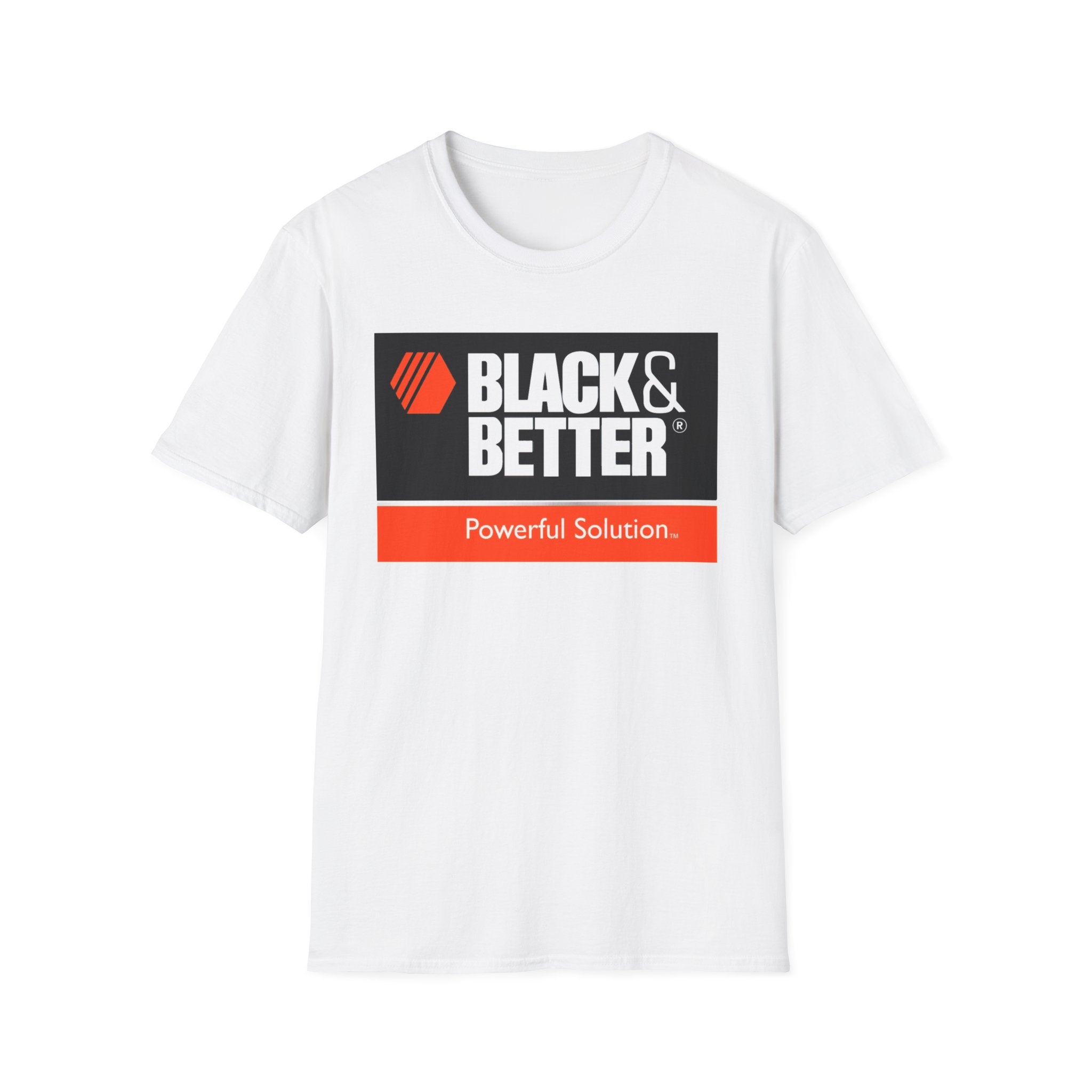 Black & Better, Unisex Softstyle T-Shirt
