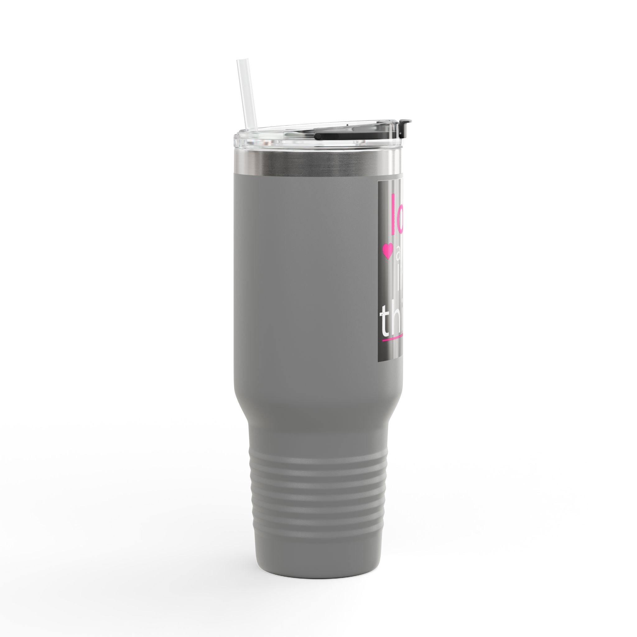 Love All The Little Things, Insulated Travel Mug, 40oz