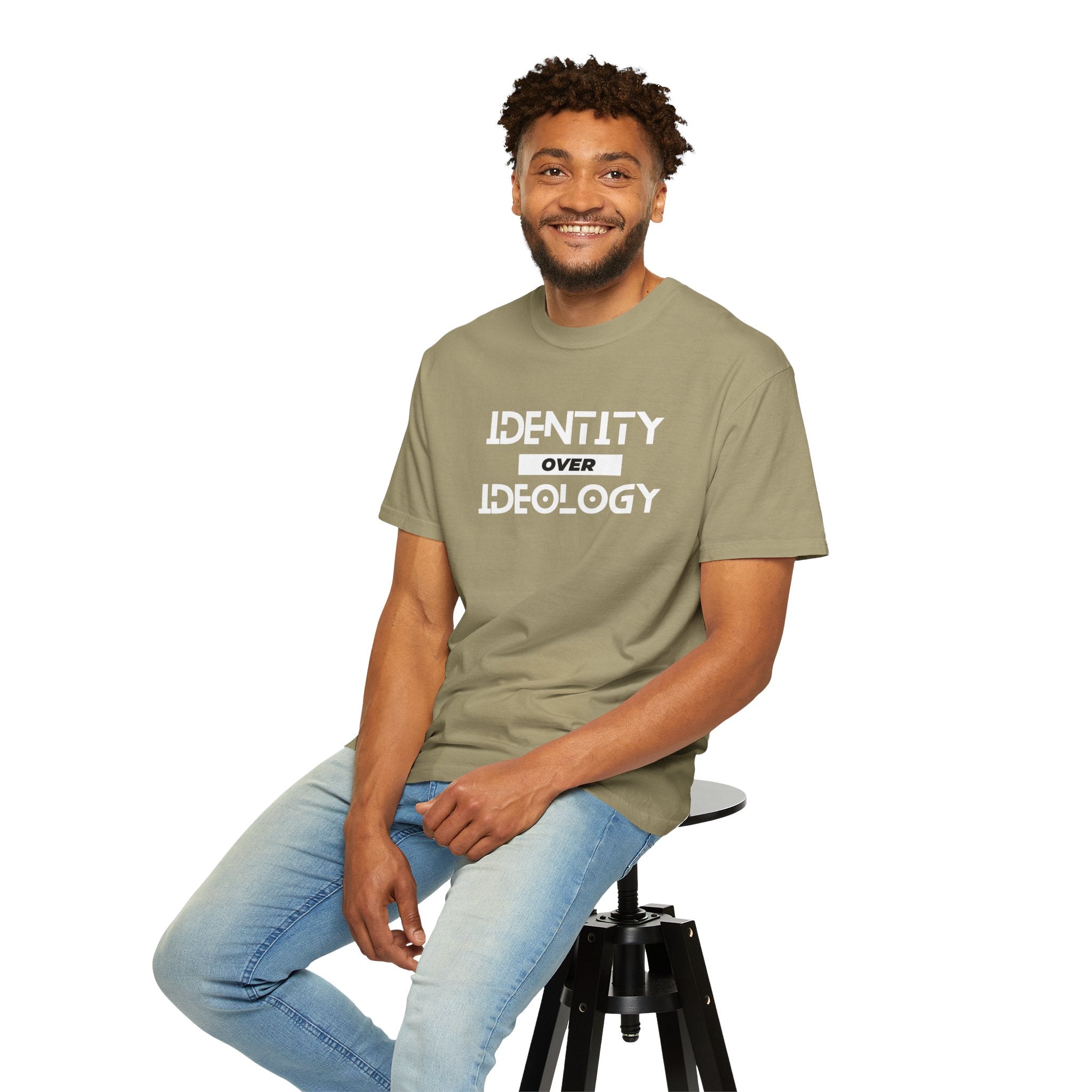 Identity Over Ideology, Unisex Garment-Dyed T-shirt