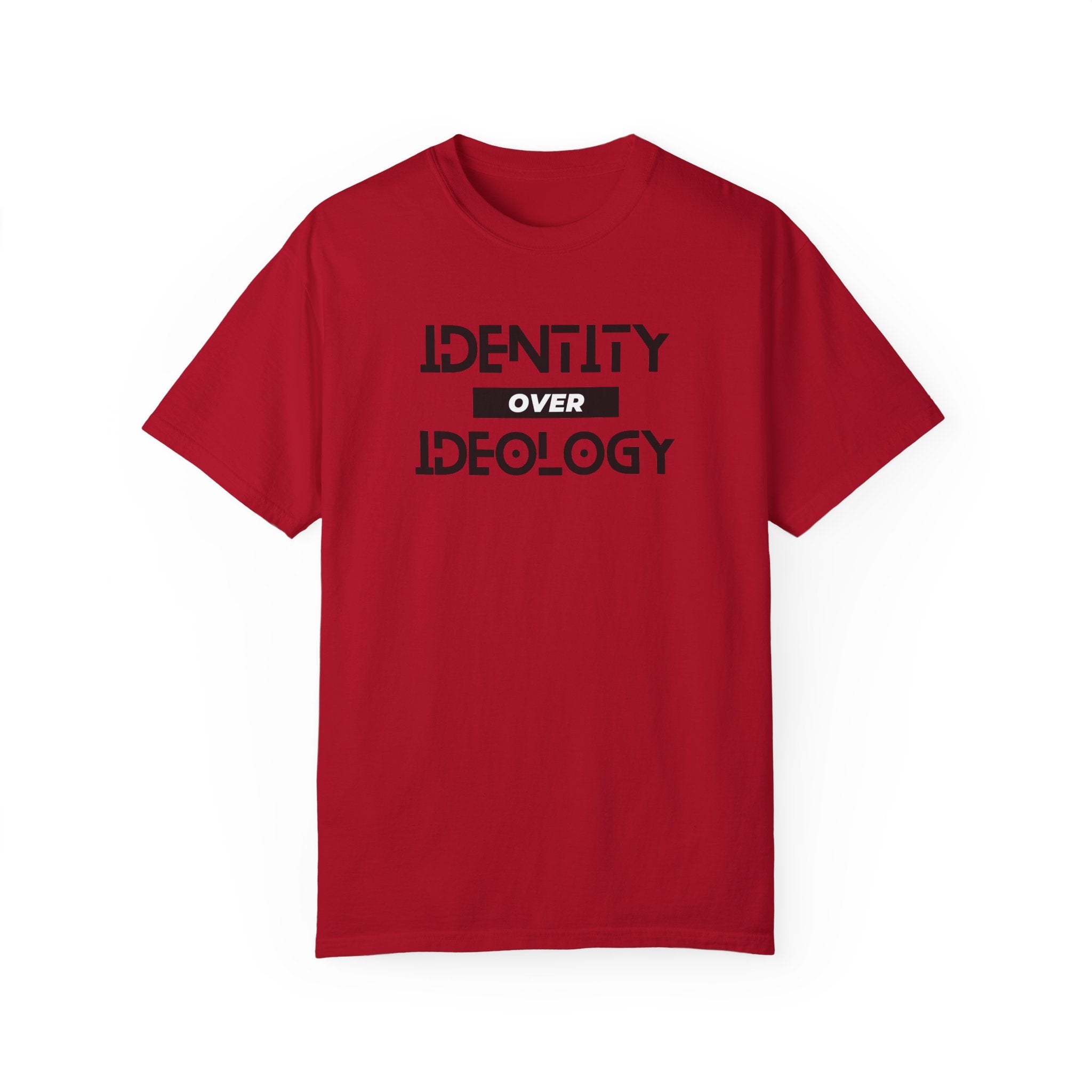 Identity Over Ideology, Light Shirts, Unisex Garment-Dyed T-shirt