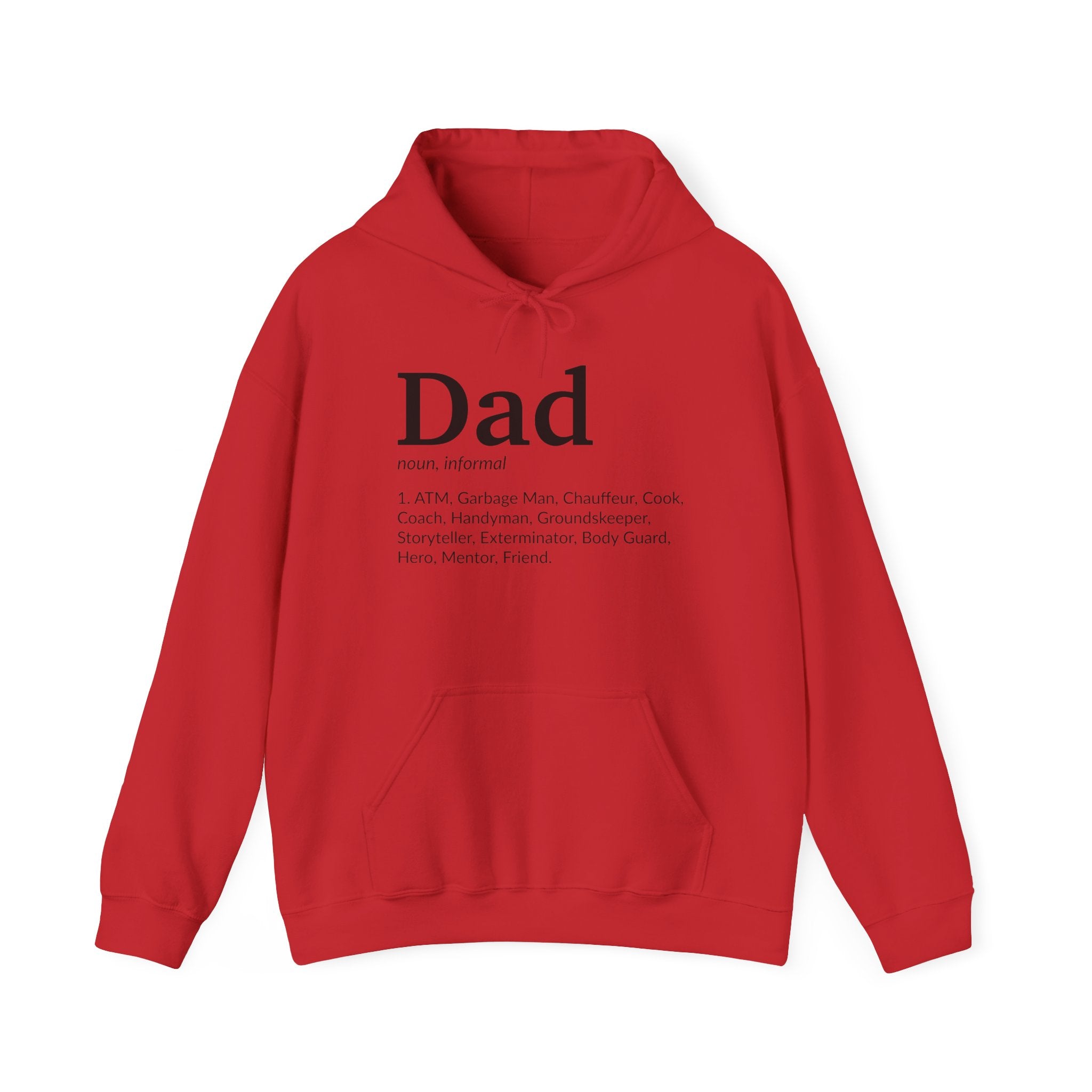 Dad Definition, light colored shirt, Unisex Heavy Blend™ Hooded Sweatshirt