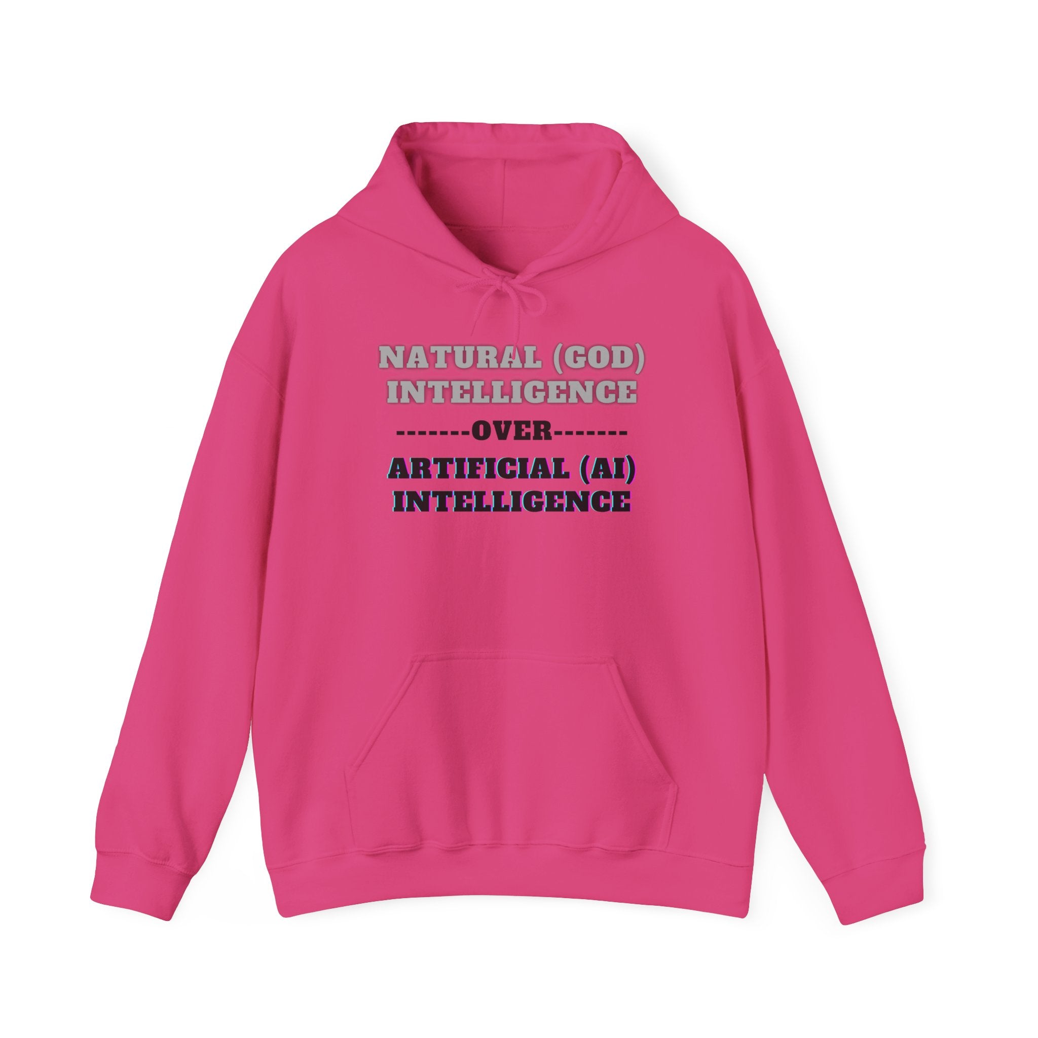 God Over Ai, Unisex Heavy Blend™ Hooded Sweatshirt