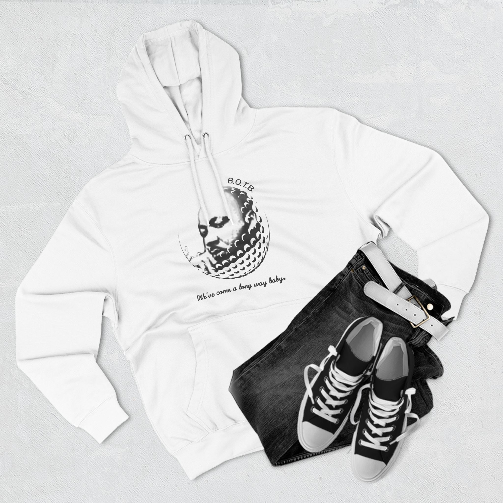 We’ve Come A Long Way Baby!, Three-Panel Fleece Hoodie