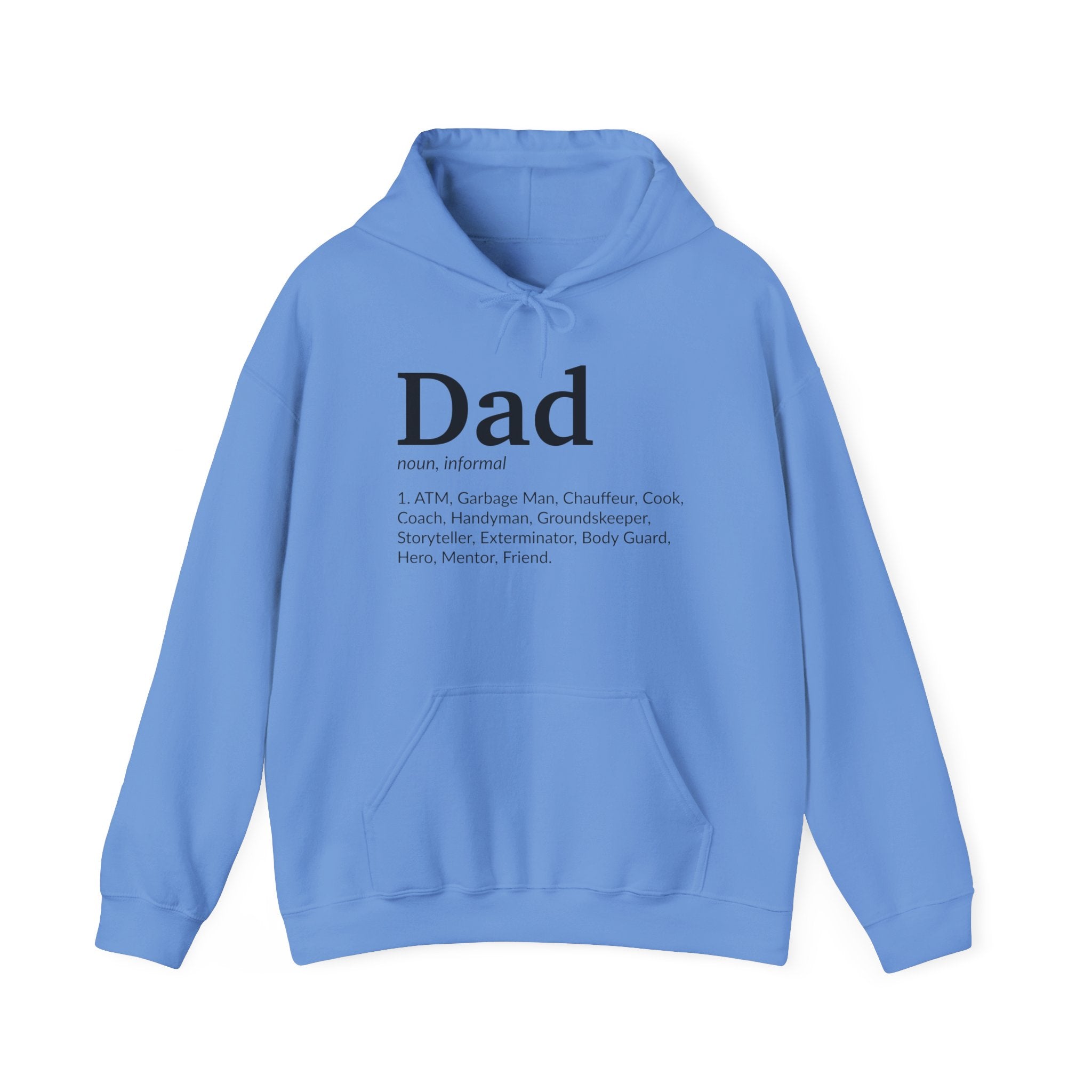 Dad Definition, light colored shirt, Unisex Heavy Blend™ Hooded Sweatshirt