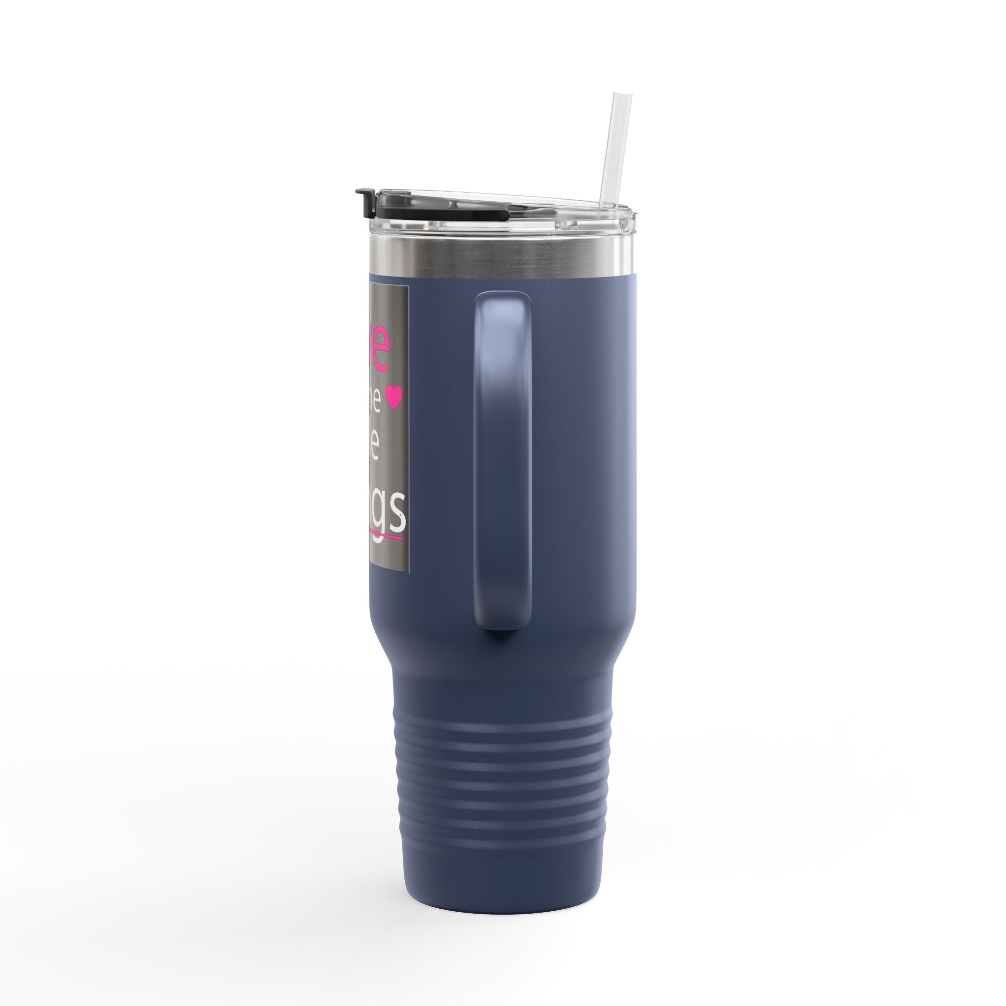 Love All The Little Things, Insulated Travel Mug, 40oz