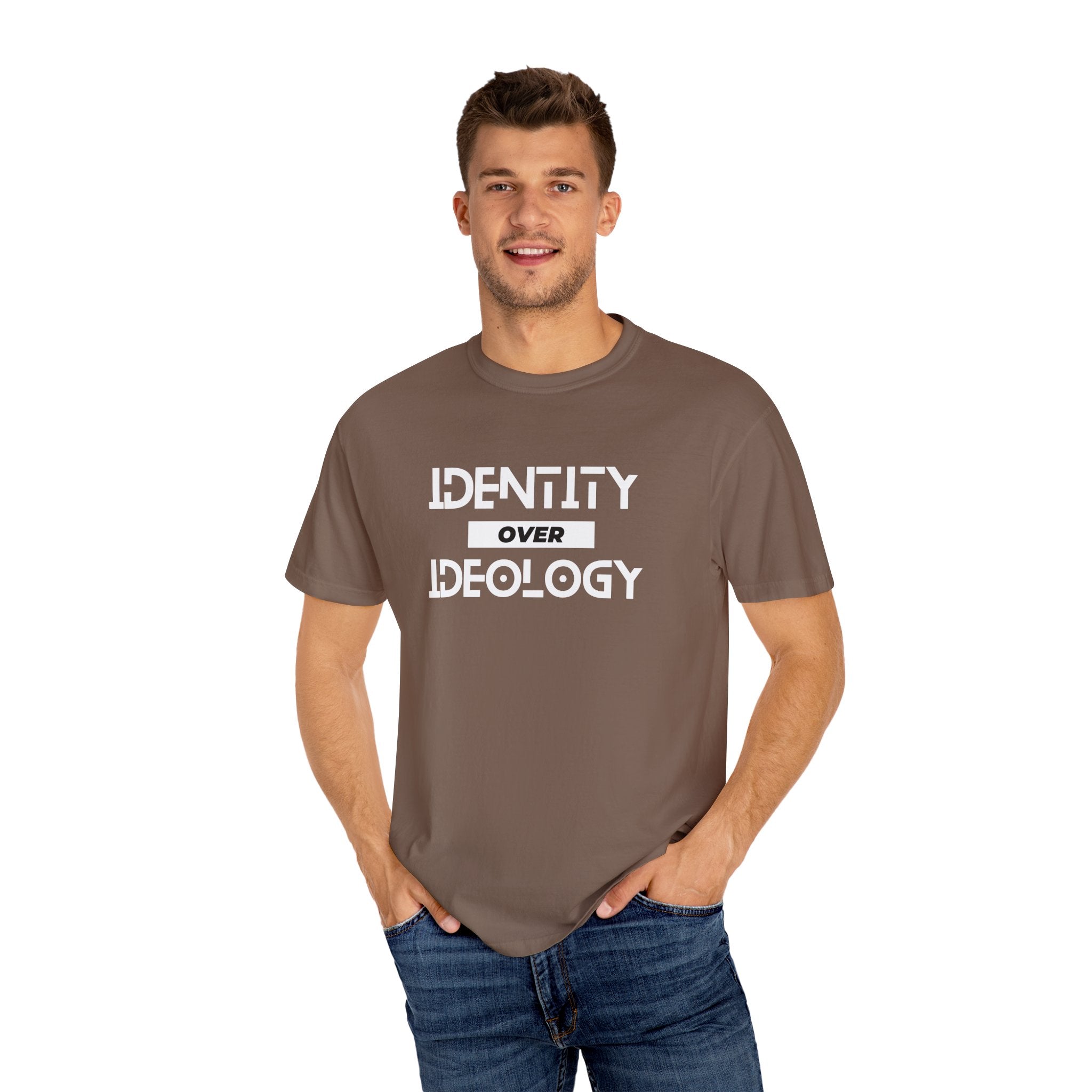 Identity Over Ideology, Unisex Garment-Dyed T-shirt