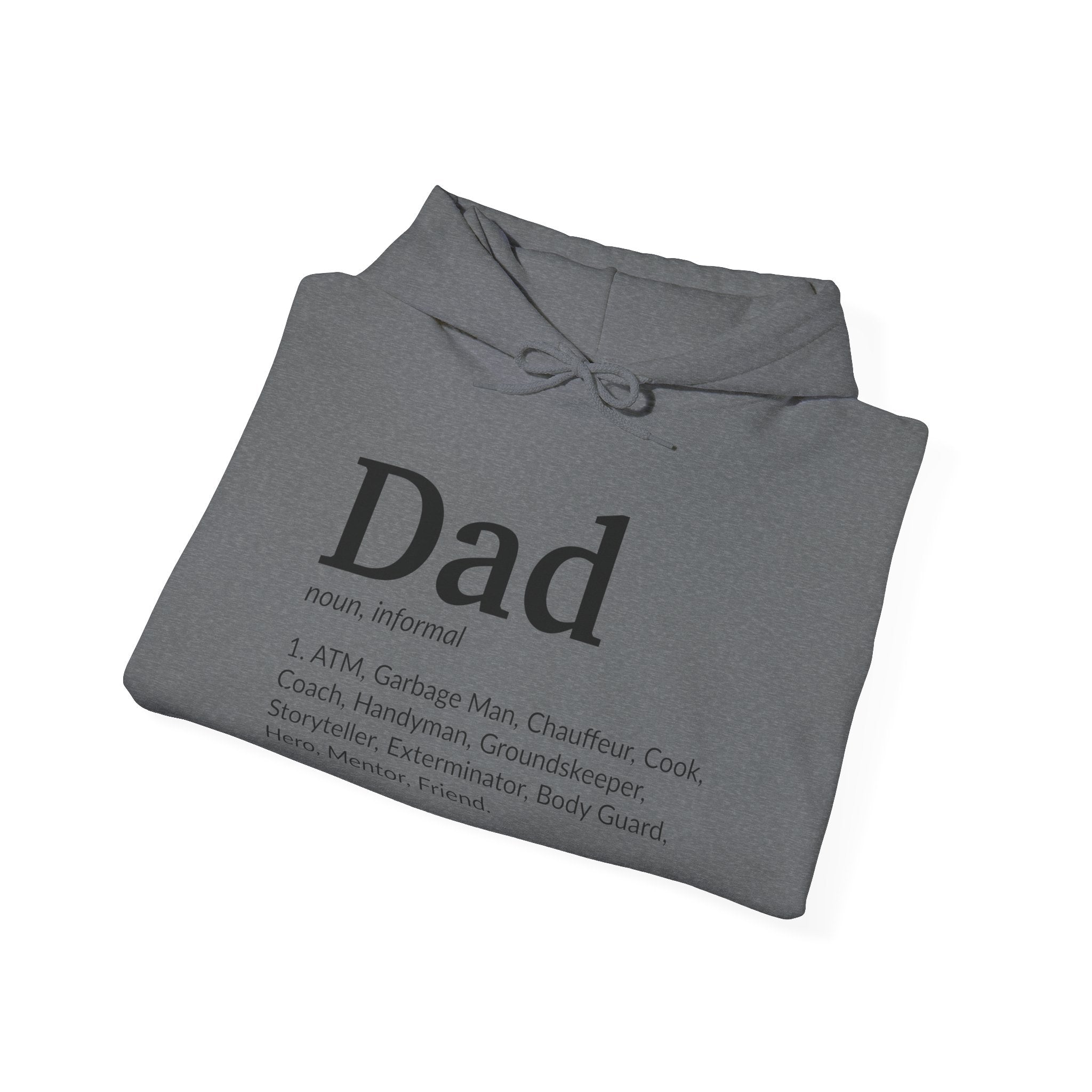 Dad Definition, light colored shirt, Unisex Heavy Blend™ Hooded Sweatshirt