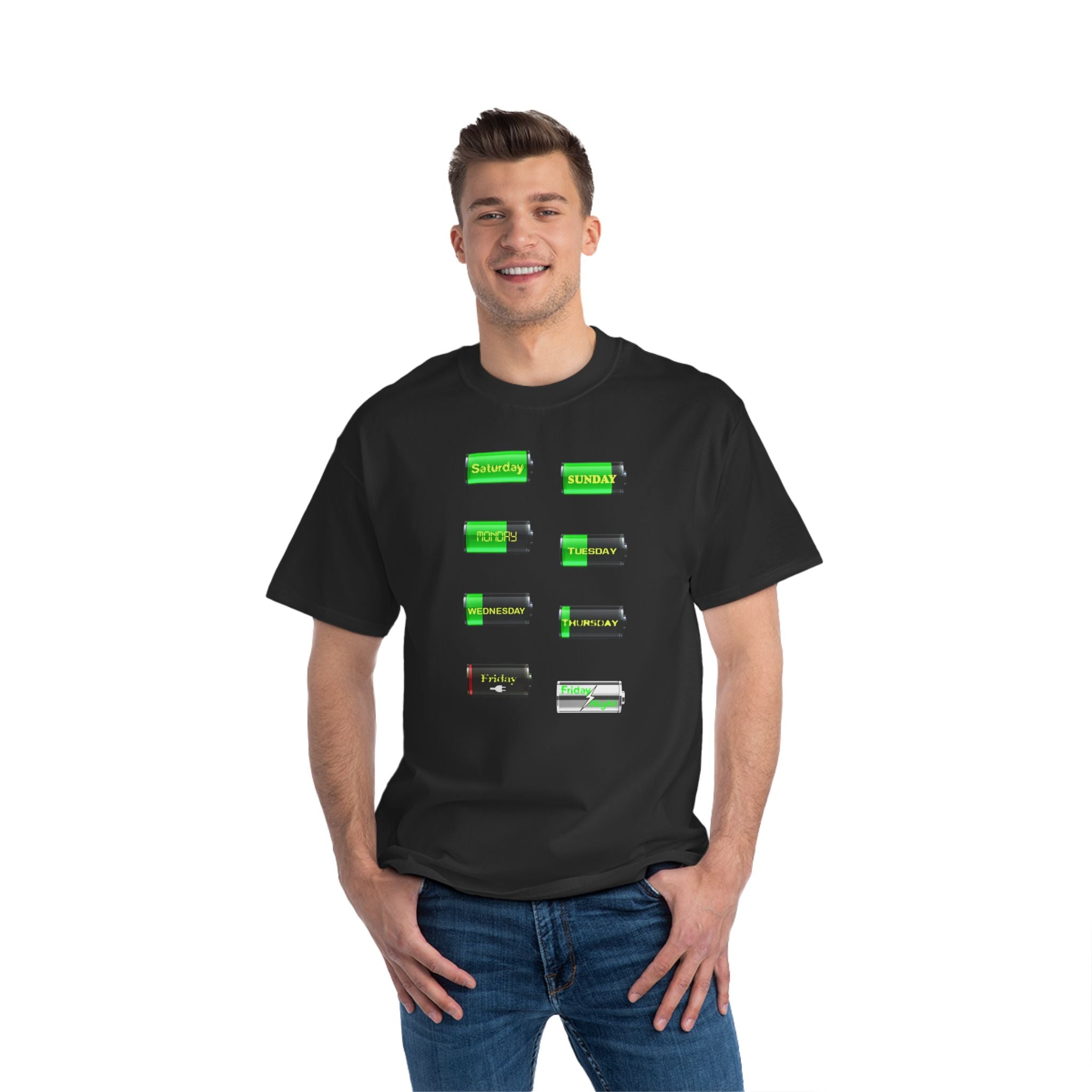 Weekly Charge, Beefy-T® Short-Sleeve T-Shirt