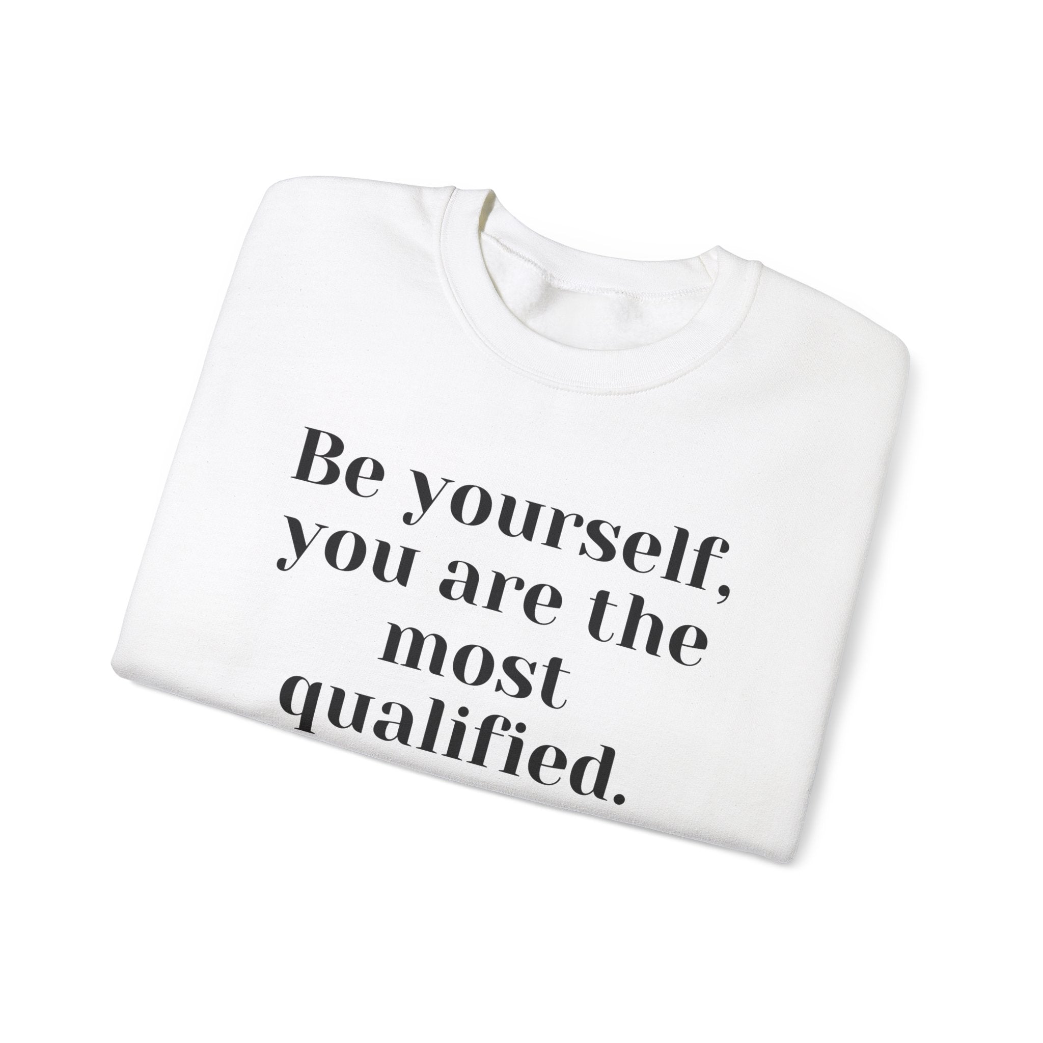 Be Yourself,…, light colored shirt, Unisex Heavy Blend™ Crewneck Sweatshirt