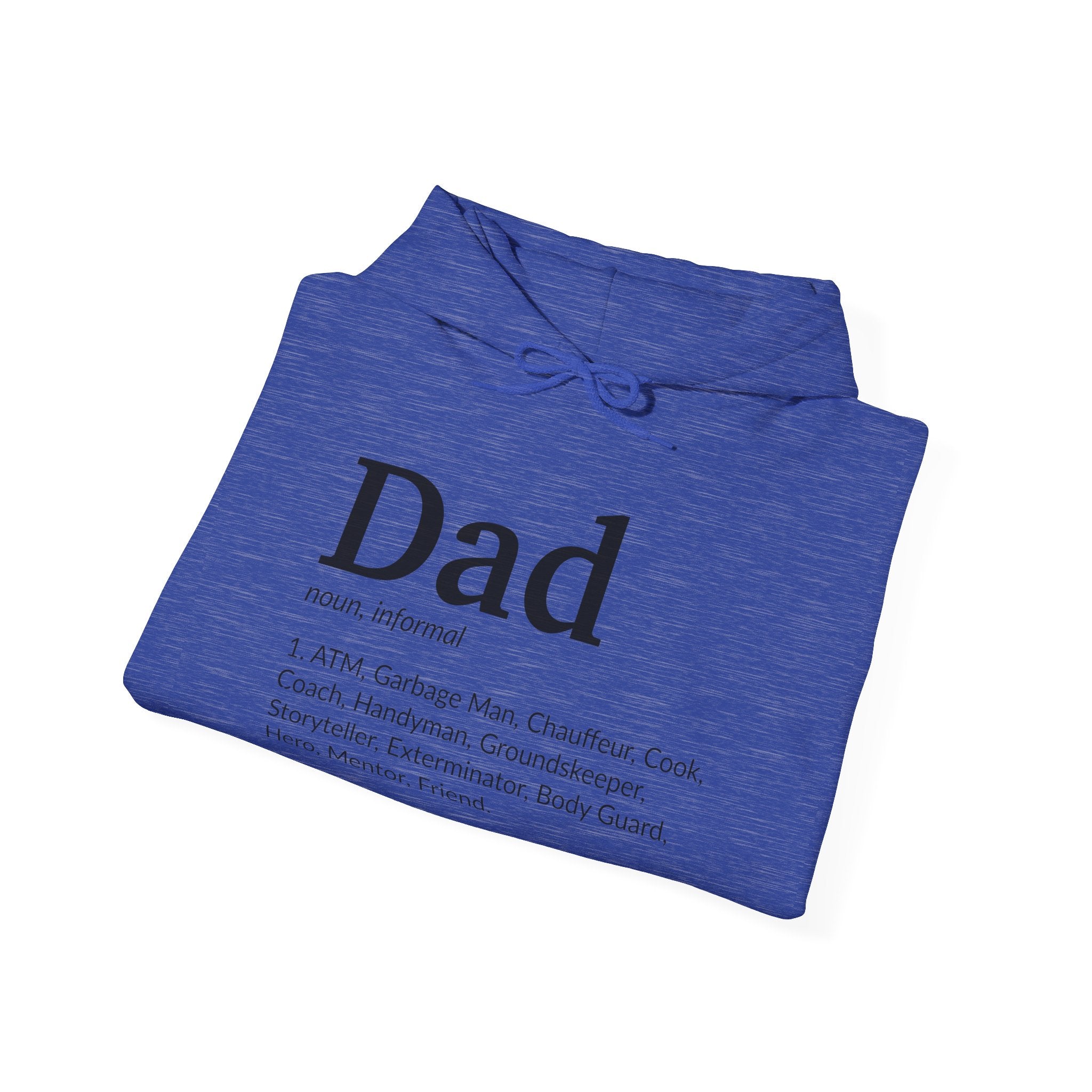 Dad Definition, light colored shirt, Unisex Heavy Blend™ Hooded Sweatshirt