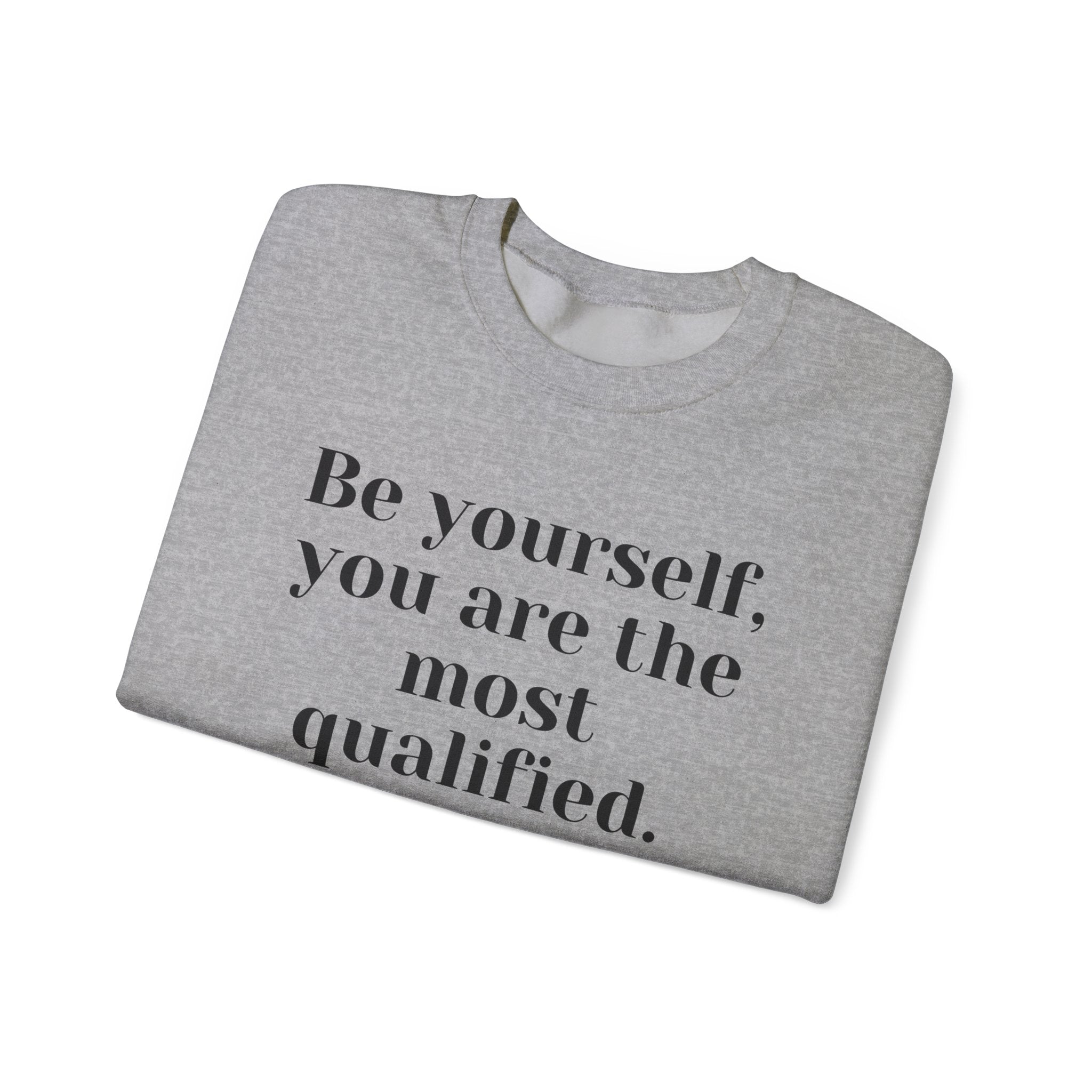 Be Yourself,…, light colored shirt, Unisex Heavy Blend™ Crewneck Sweatshirt