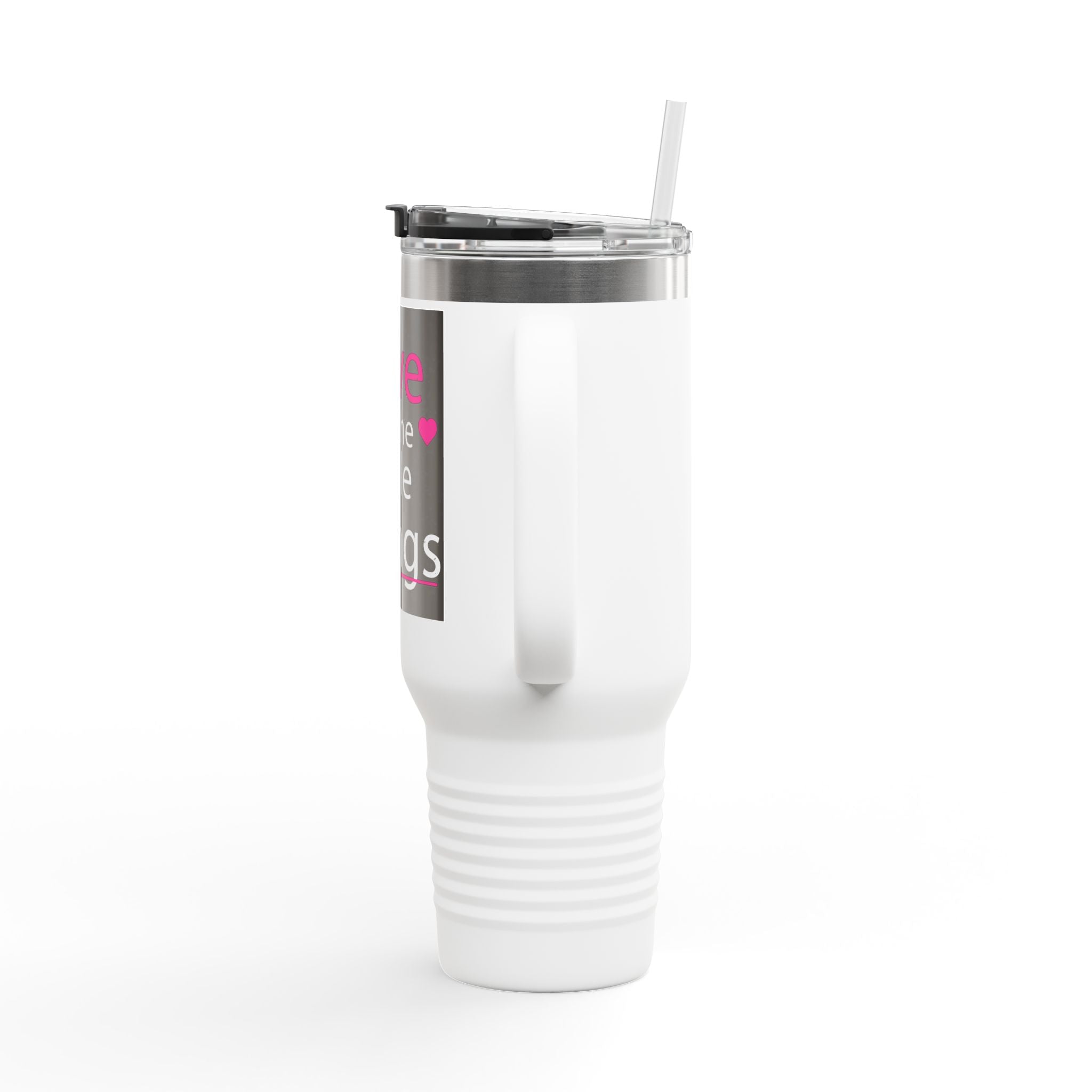 Love All The Little Things, Insulated Travel Mug, 40oz