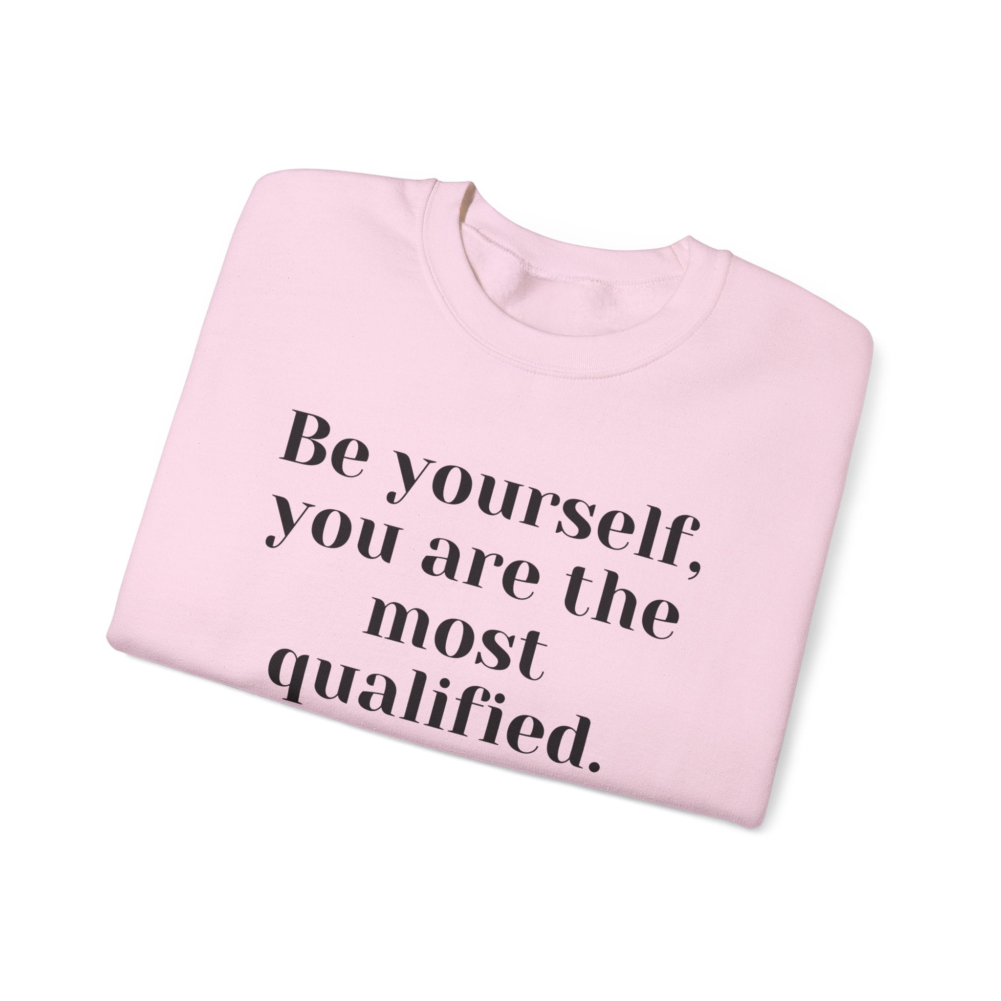 Be Yourself,…, light colored shirt, Unisex Heavy Blend™ Crewneck Sweatshirt