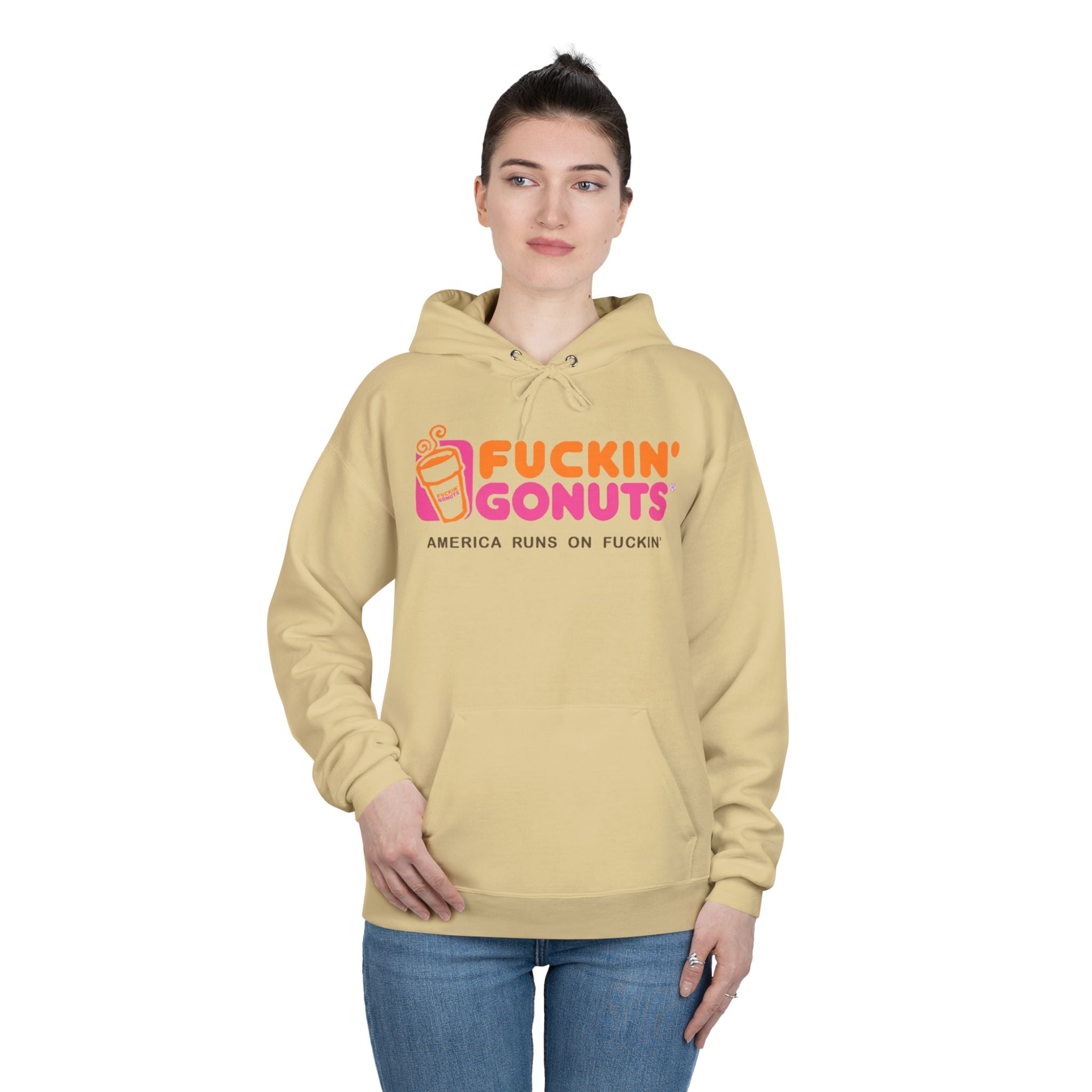 Fuckin’ Gonuts, Unisex EcoSmart® Pullover Hoodie Sweatshirt