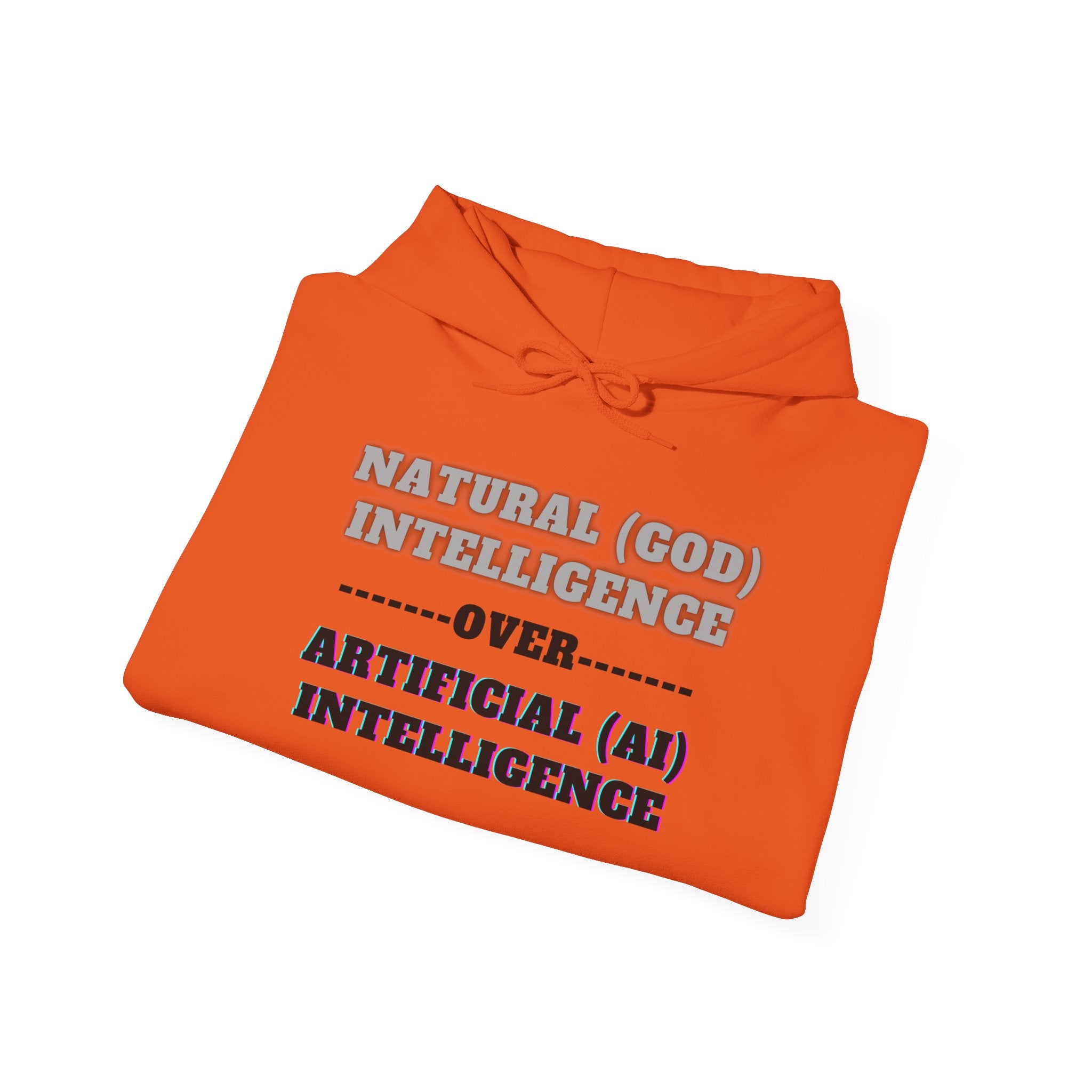God Over Ai, Unisex Heavy Blend™ Hooded Sweatshirt