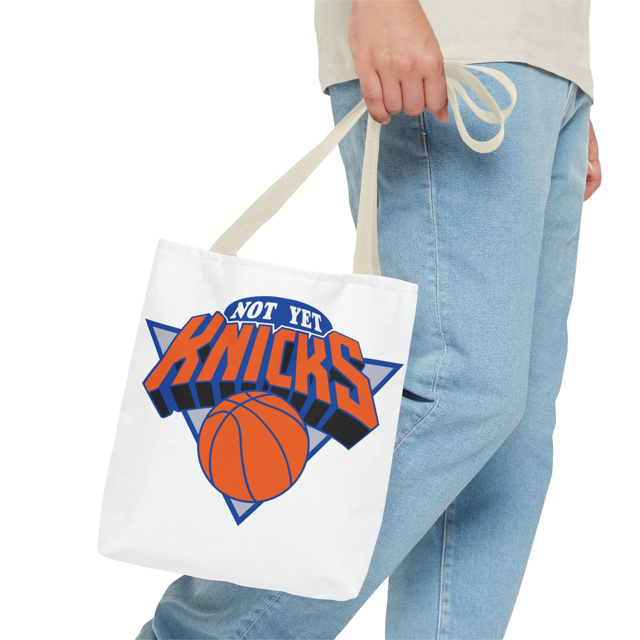 Not Yet Knicks Basketball Tote Bag - Perfect for Game Days, Sports Fans, Are You Ready?, Gifts for Him, Basketball Lovers, Team Spirit