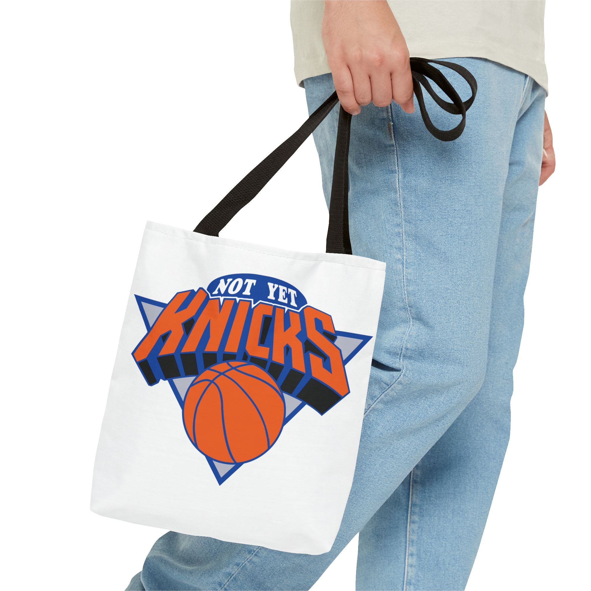 Not Yet Knicks Basketball Tote Bag - Perfect for Game Days, Sports Fans, Are You Ready?, Gifts for Him, Basketball Lovers, Team Spirit