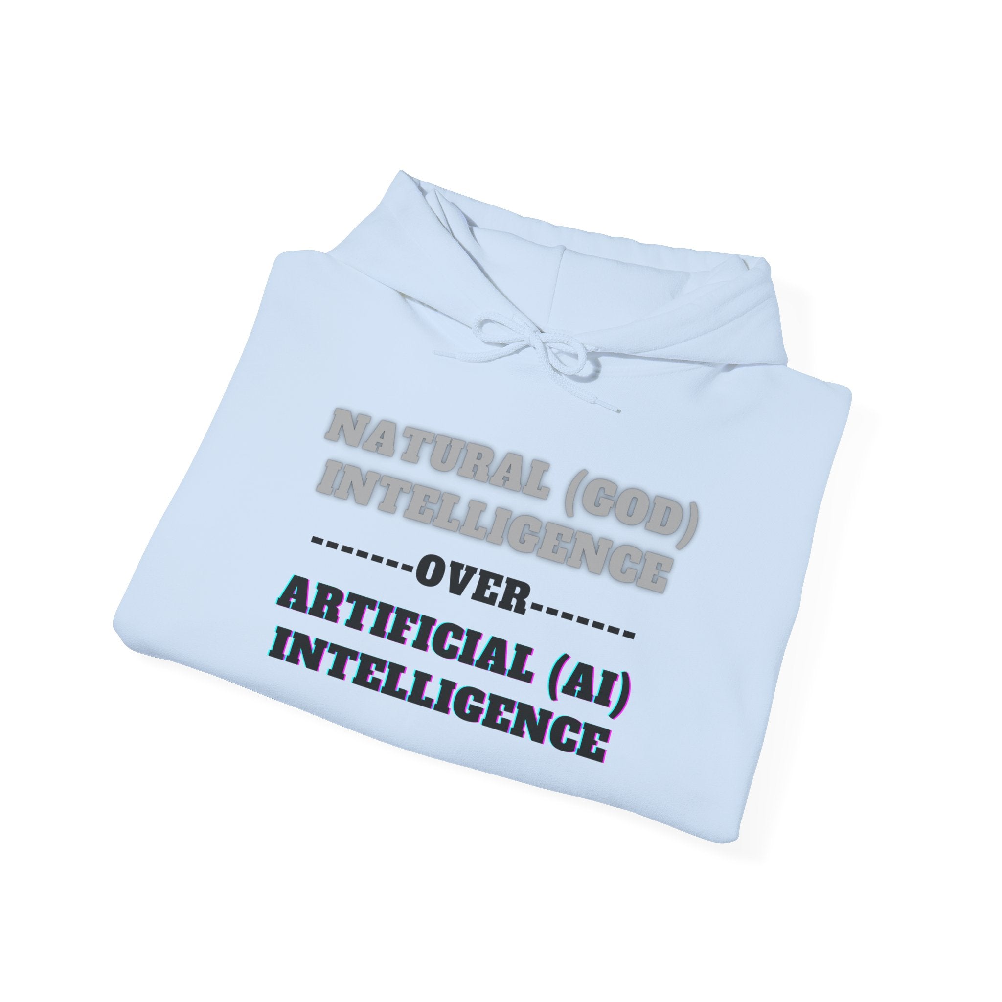 God Over Ai, Unisex Heavy Blend™ Hooded Sweatshirt