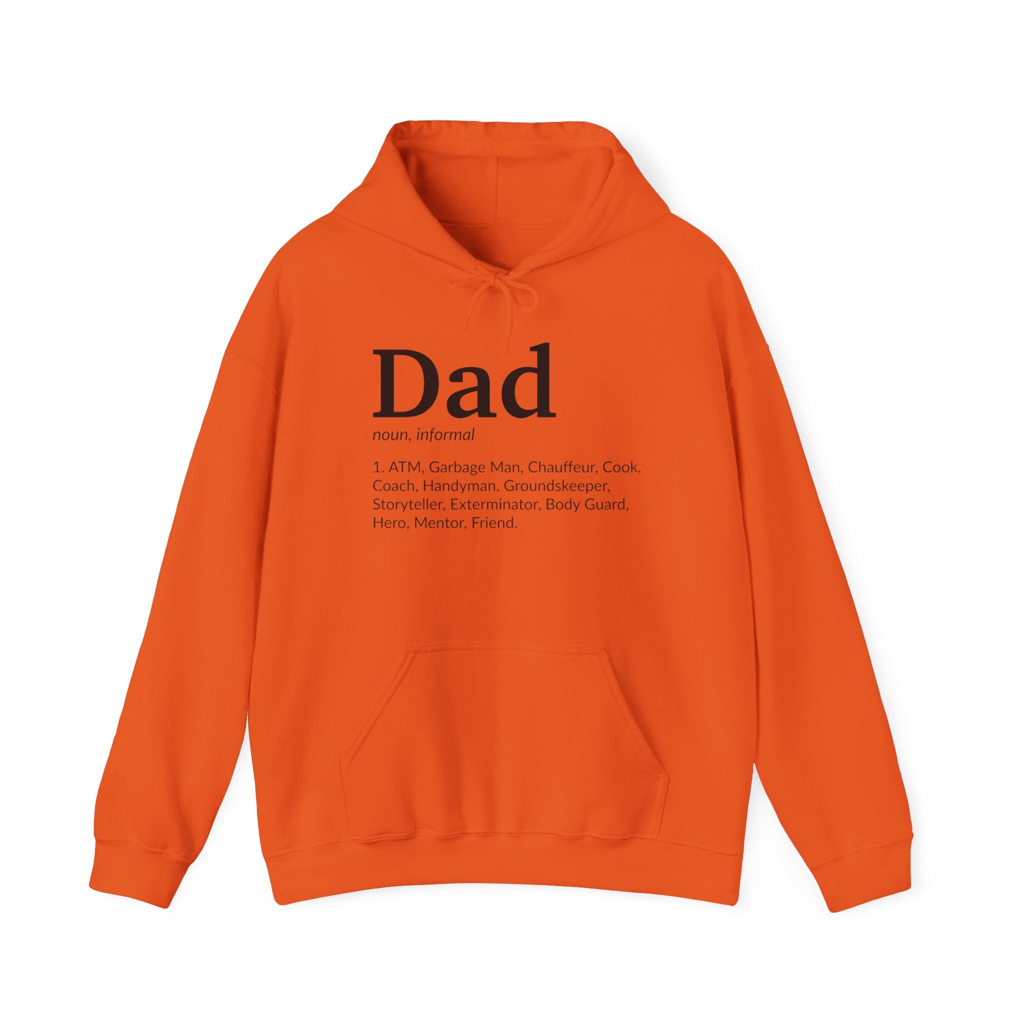 Dad Definition, light colored shirt, Unisex Heavy Blend™ Hooded Sweatshirt