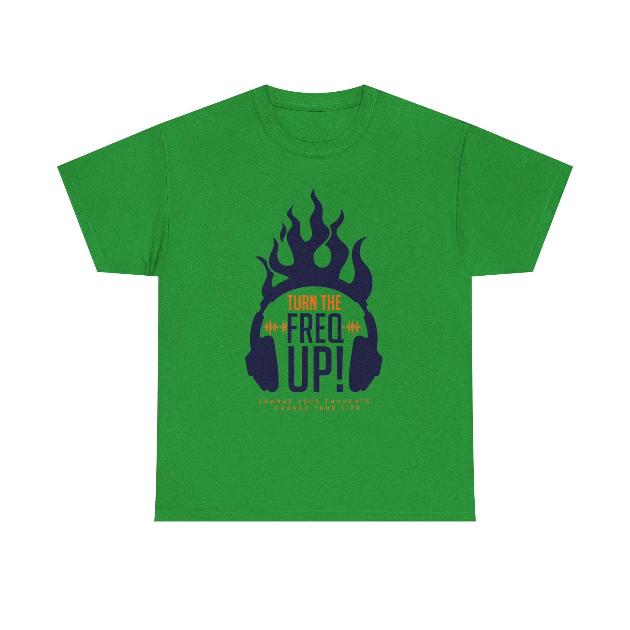 Turn The Freq Up, Unisex Heavy Cotton Tee