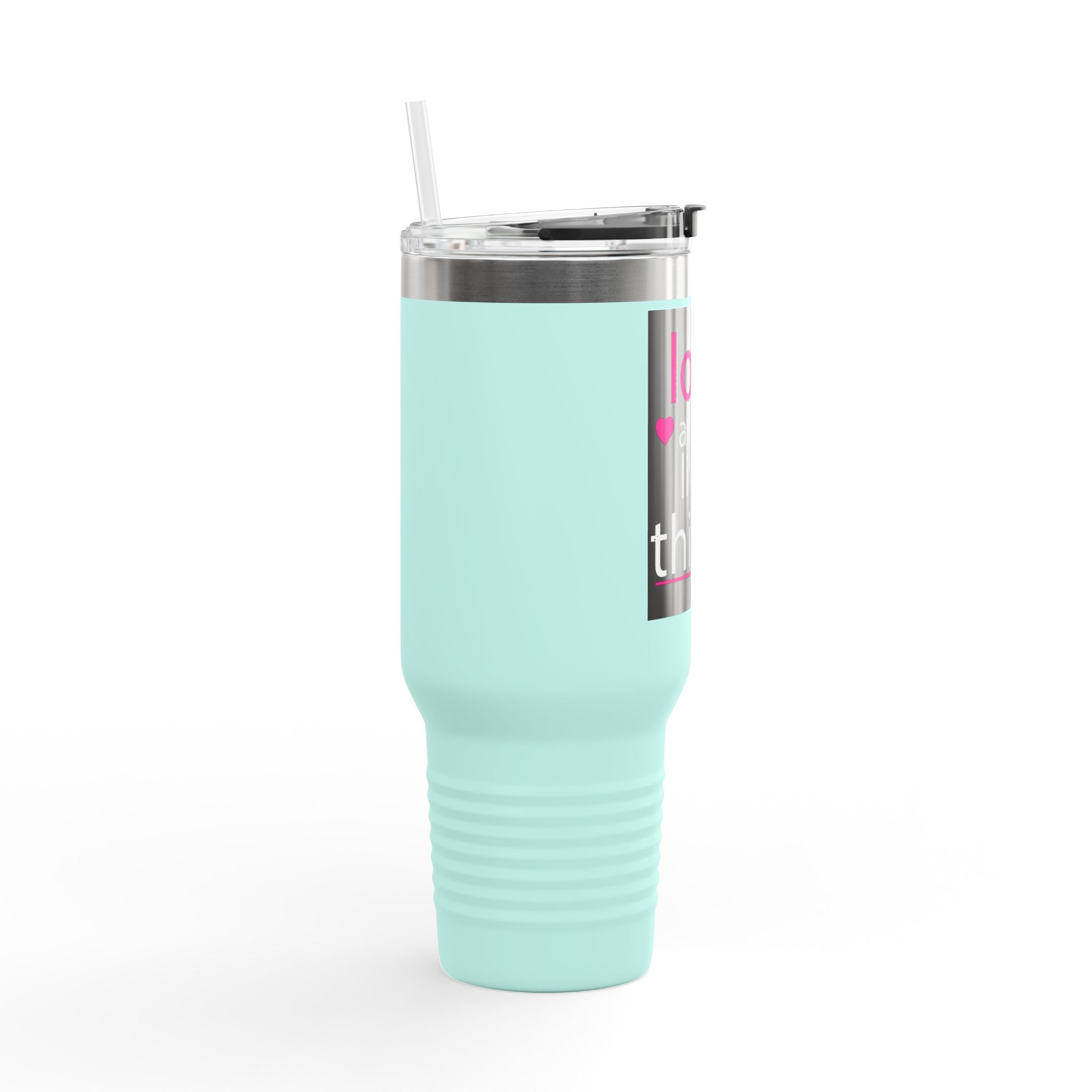 Love All The Little Things, Insulated Travel Mug, 40oz