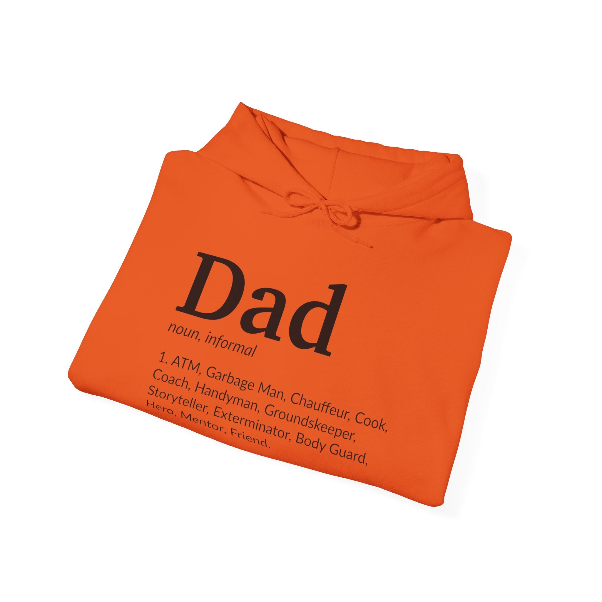 Dad Definition, light colored shirt, Unisex Heavy Blend™ Hooded Sweatshirt