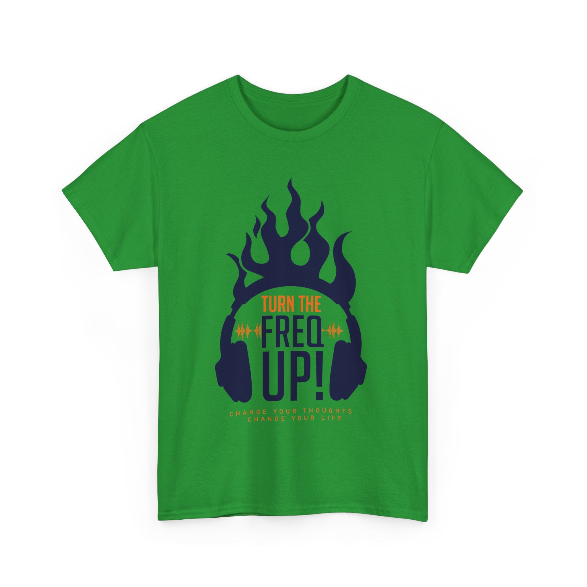Turn The Freq Up, Unisex Heavy Cotton Tee