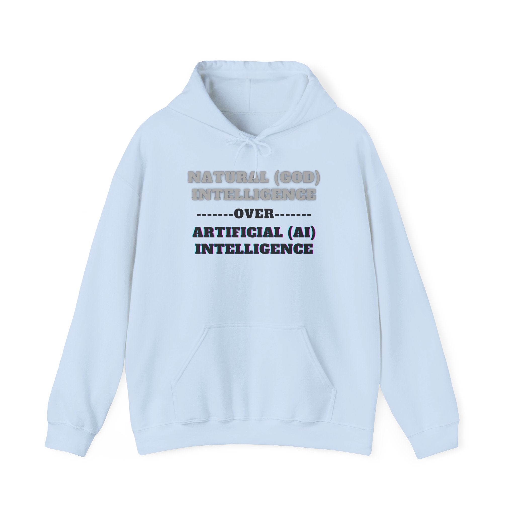 God Over Ai, Unisex Heavy Blend™ Hooded Sweatshirt