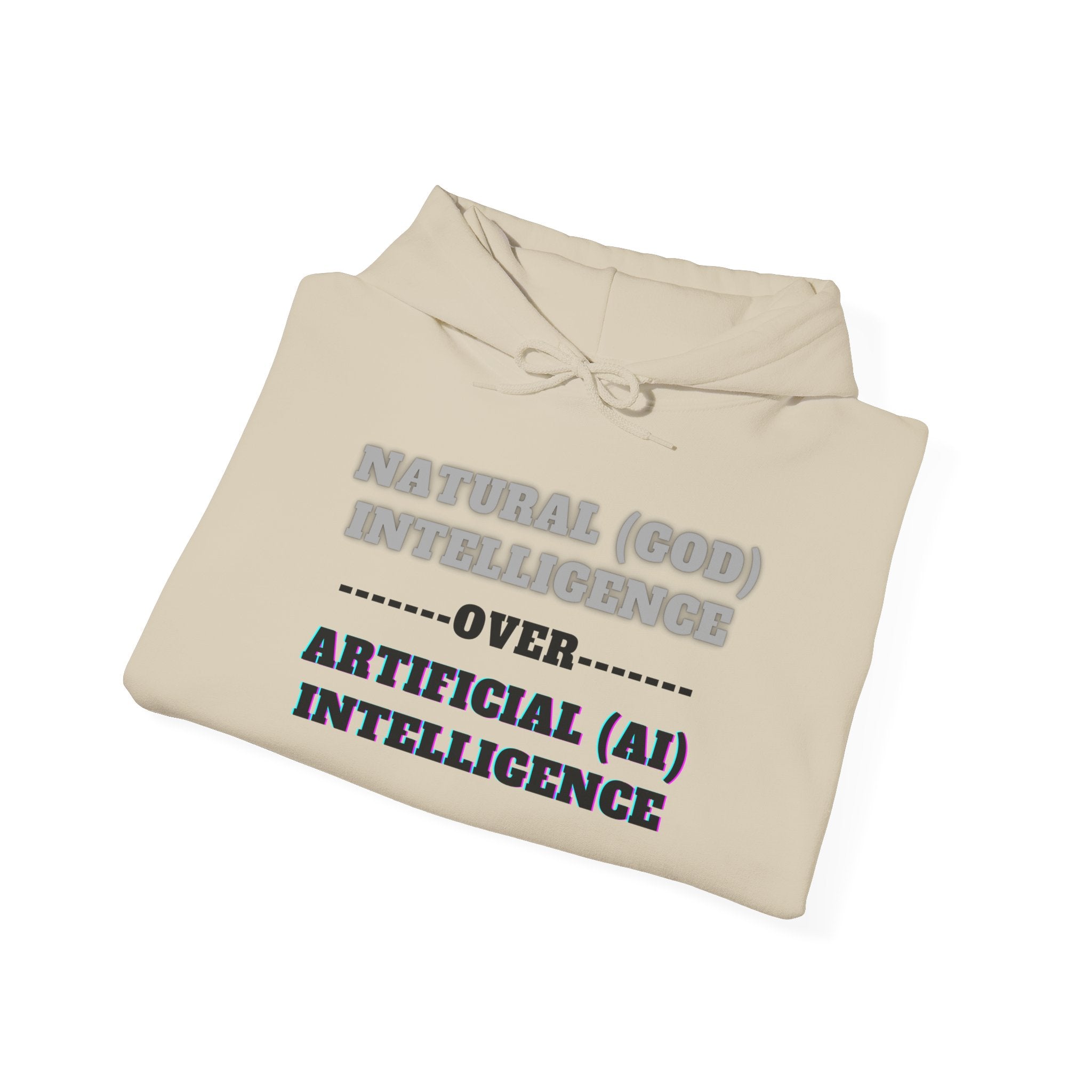 God Over Ai, Unisex Heavy Blend™ Hooded Sweatshirt