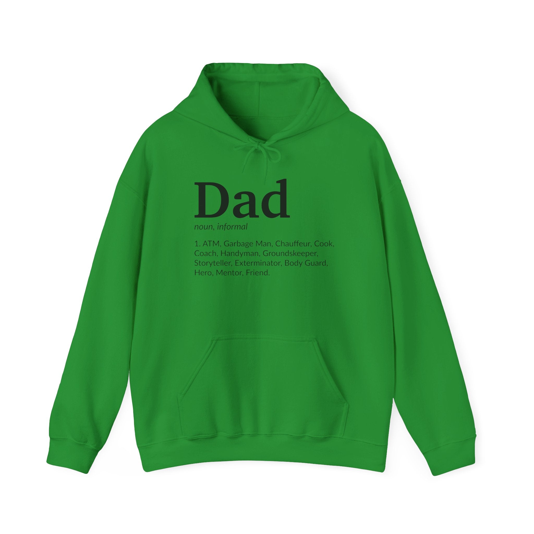 Dad Definition, light colored shirt, Unisex Heavy Blend™ Hooded Sweatshirt