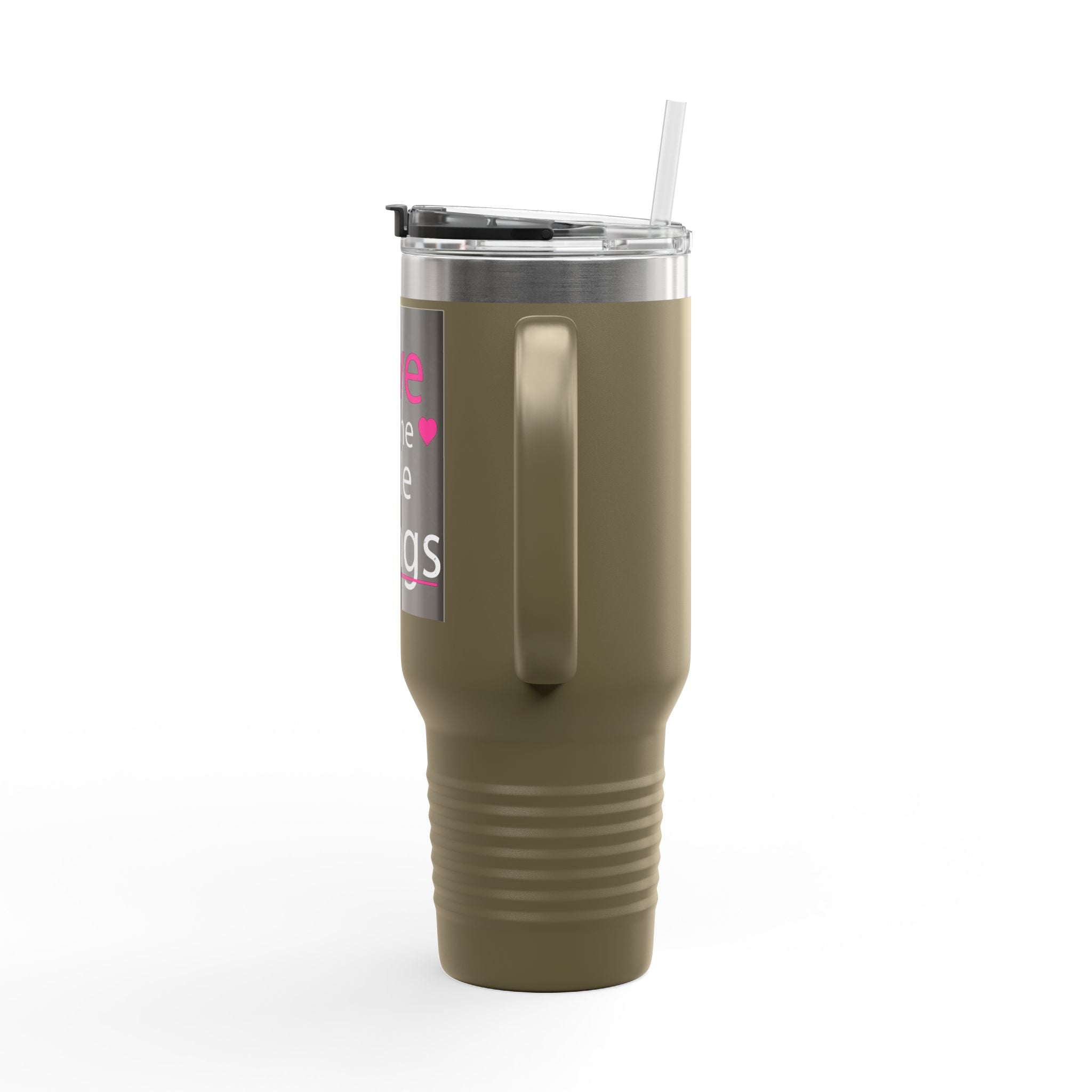 Love All The Little Things, Insulated Travel Mug, 40oz