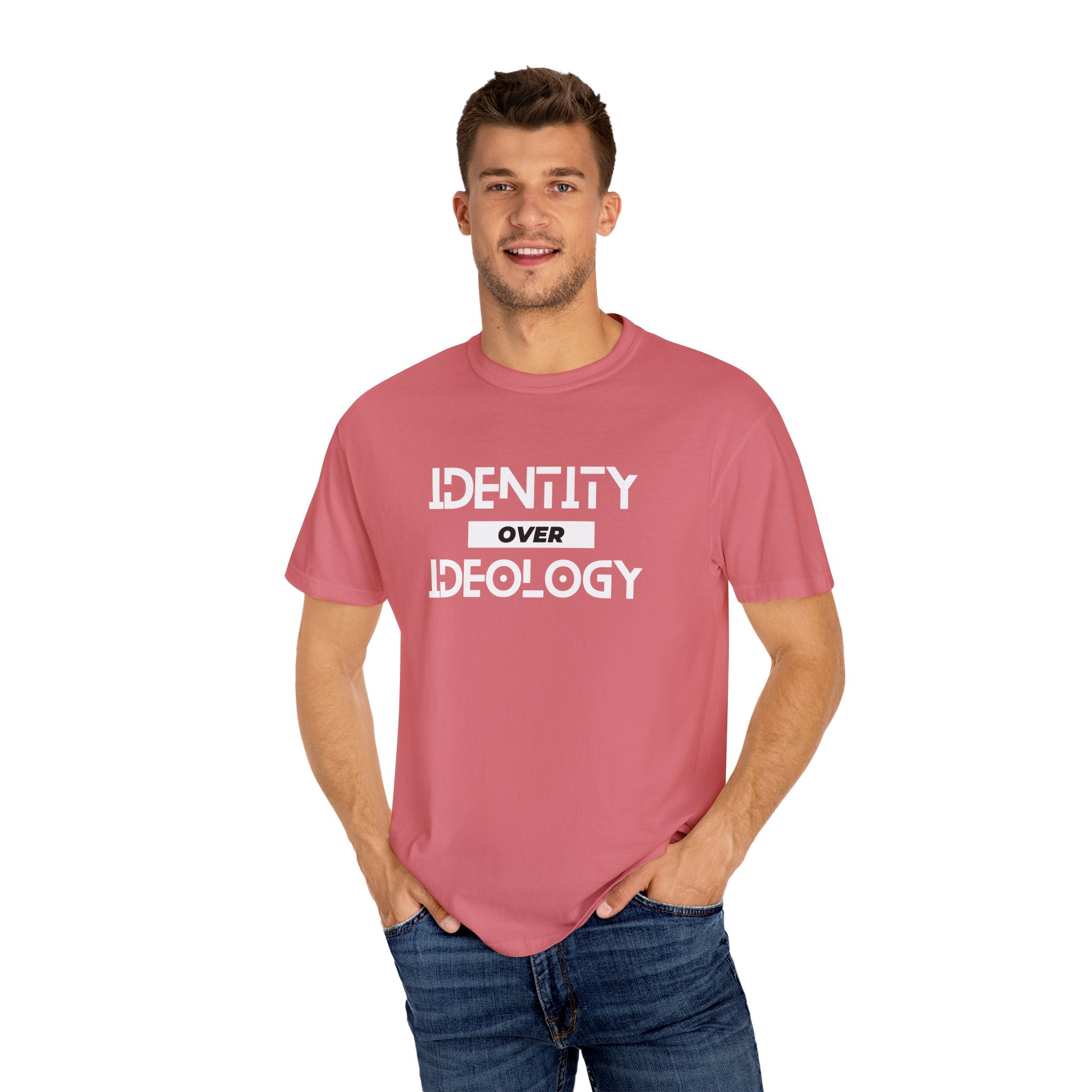 Identity Over Ideology, Unisex Garment-Dyed T-shirt